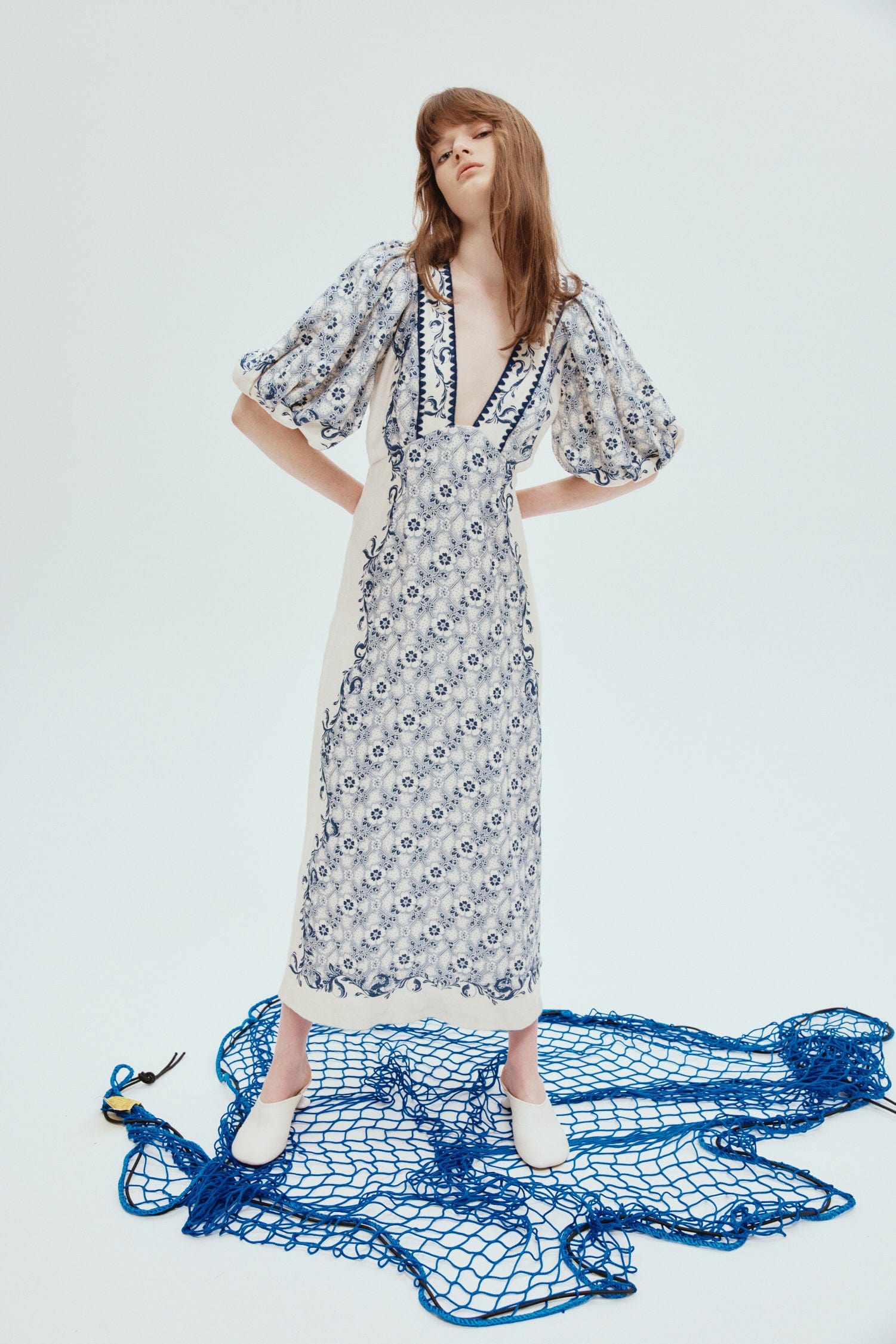 AIRLIE MIDI DRESS – ALEMAIS 