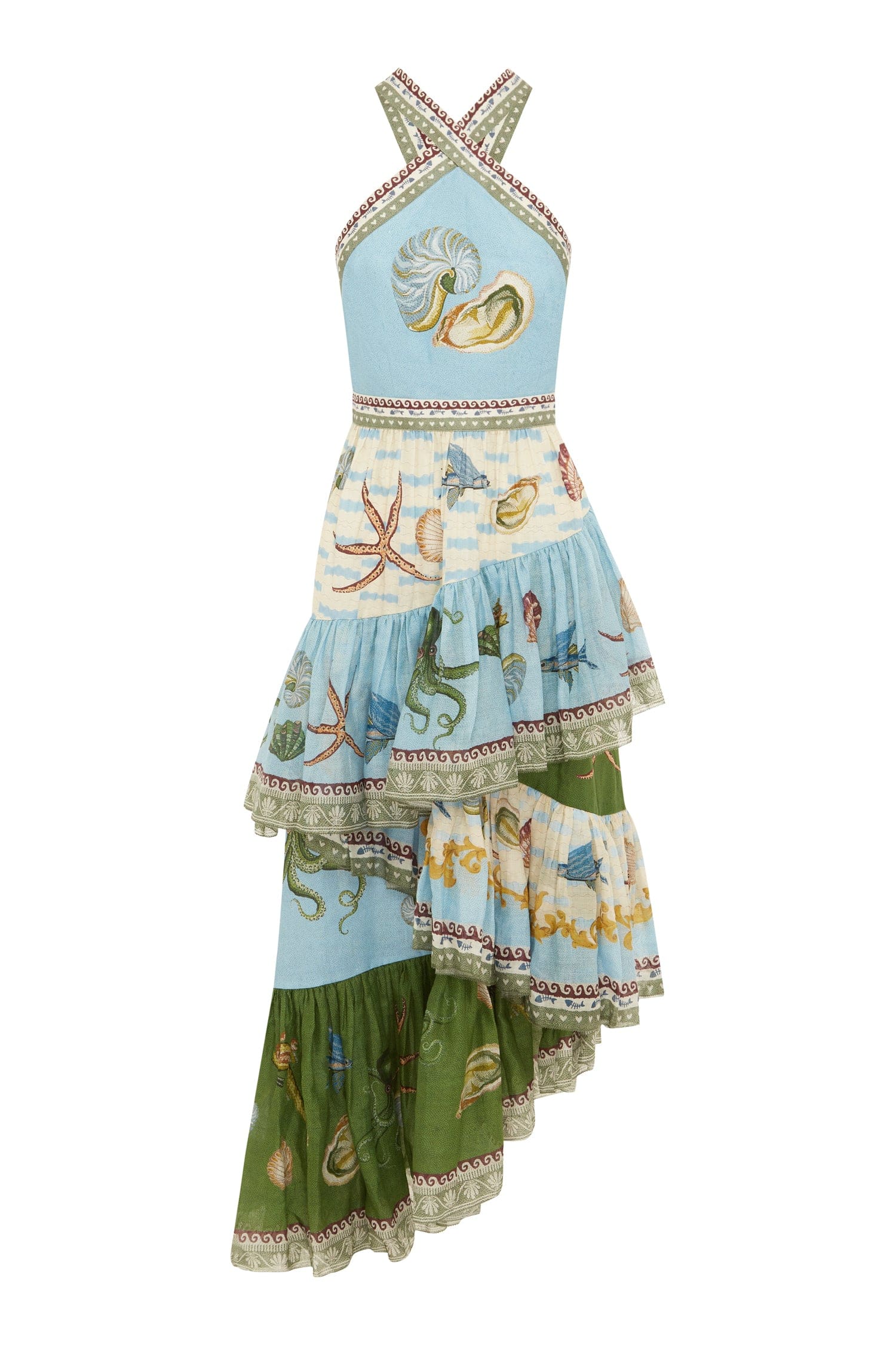 BATH HOUSE MIDI DRESS – ALEMAIS