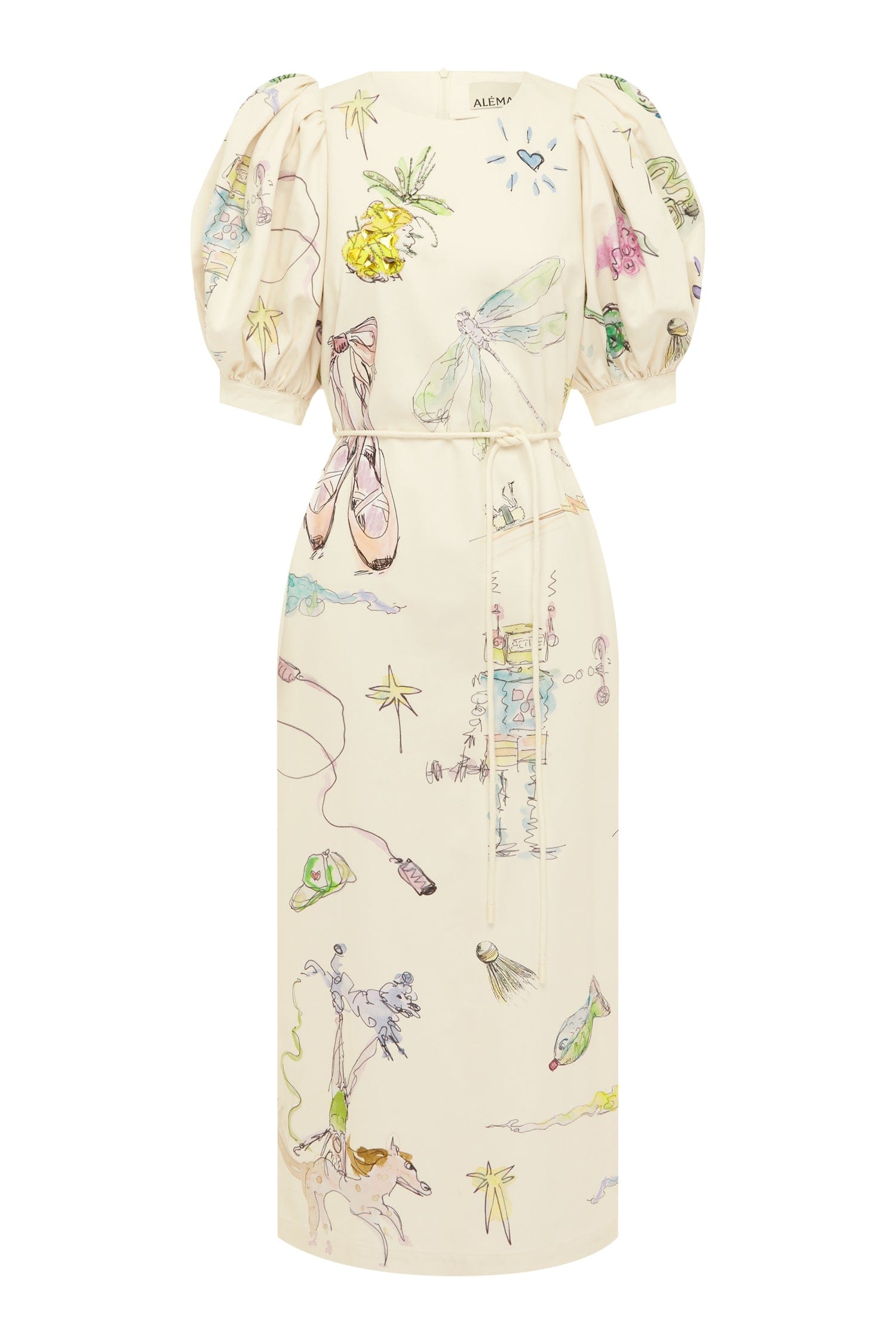 alemais court midi dress COURT MIDI DRESS