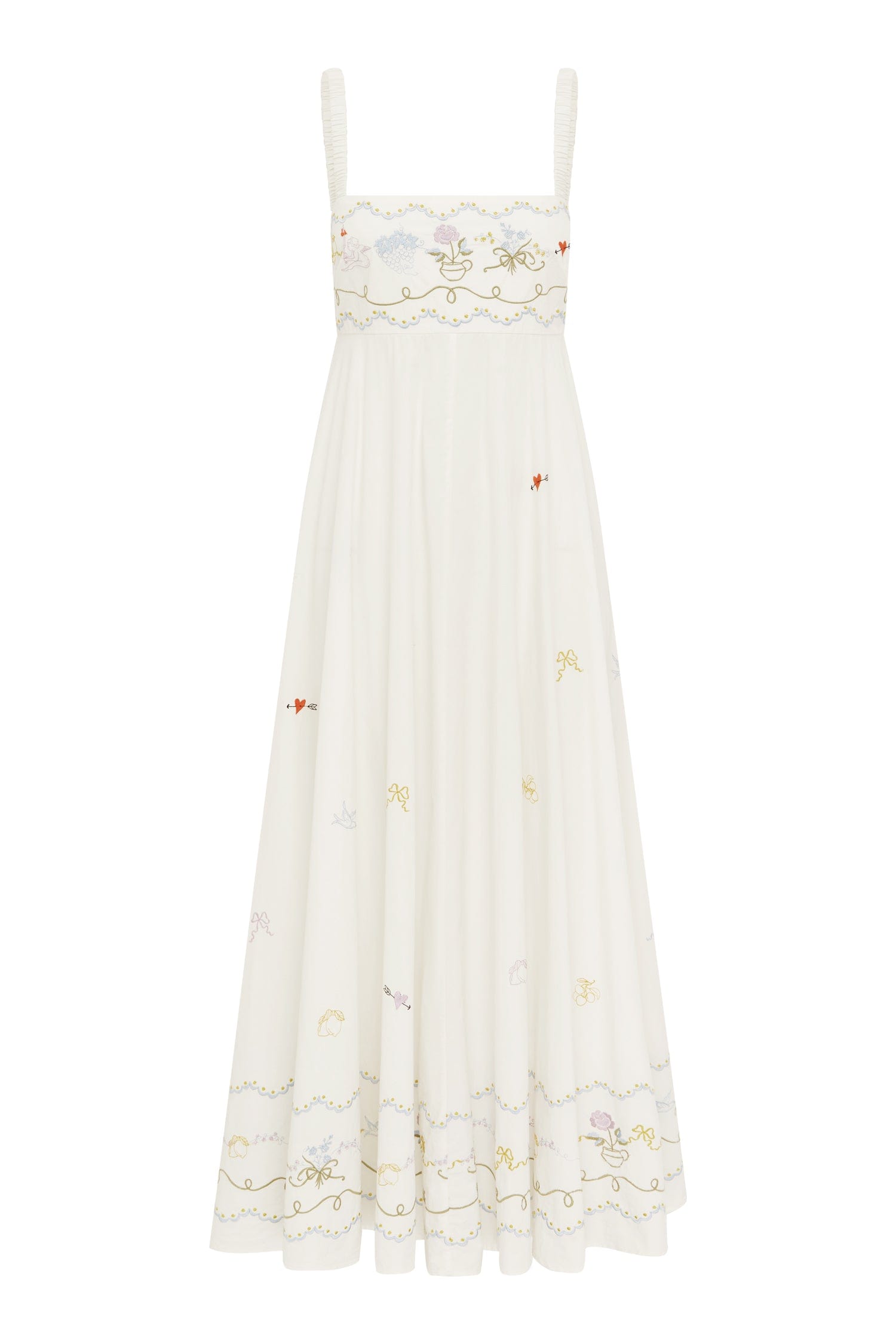 GIULIA EMBROIDERED SUNDRESS GIULIA EMBROIDERED SUNDRESS