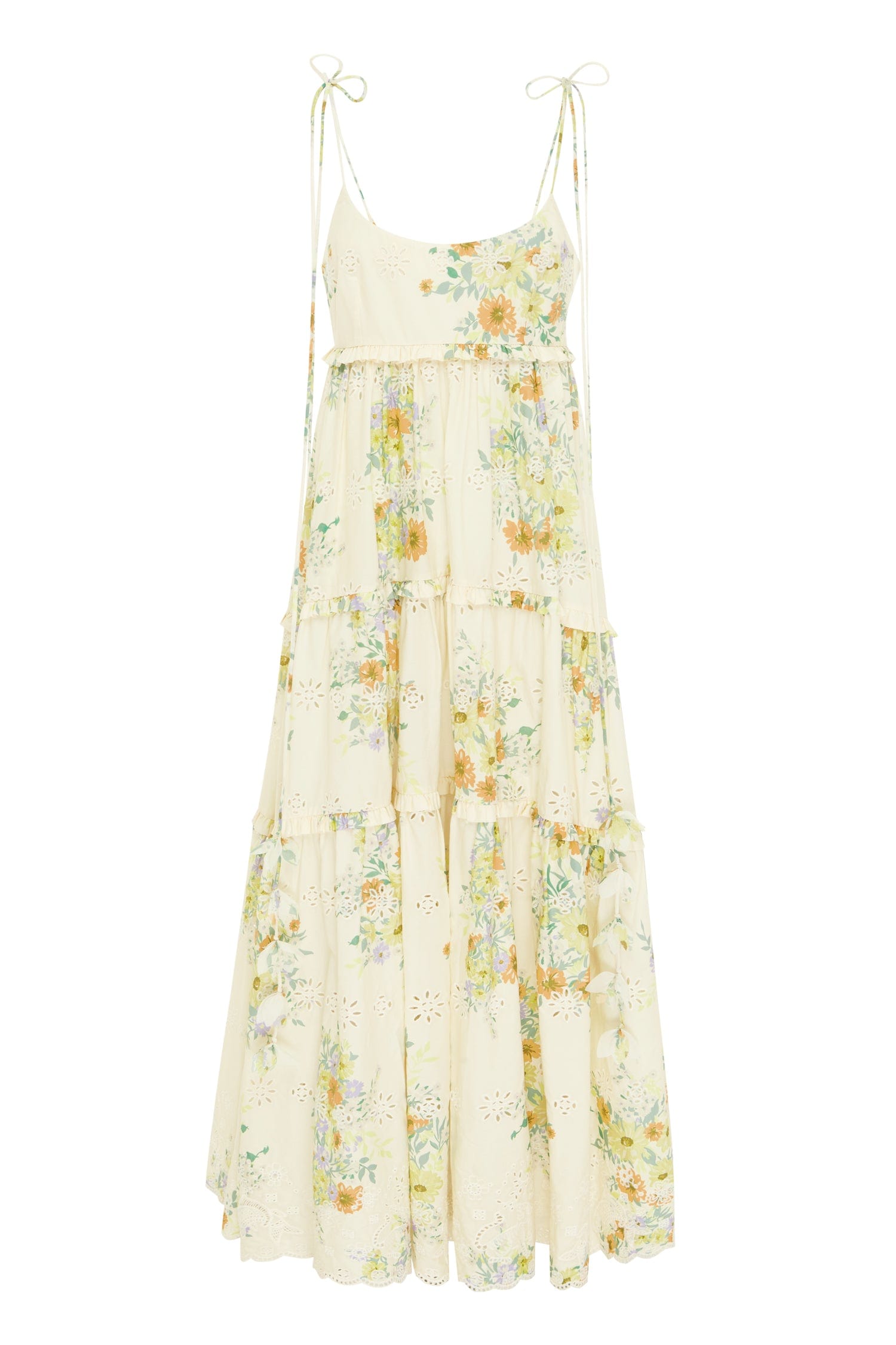 JULIETTE TIERED MIDI DRESS – ALEMAIS