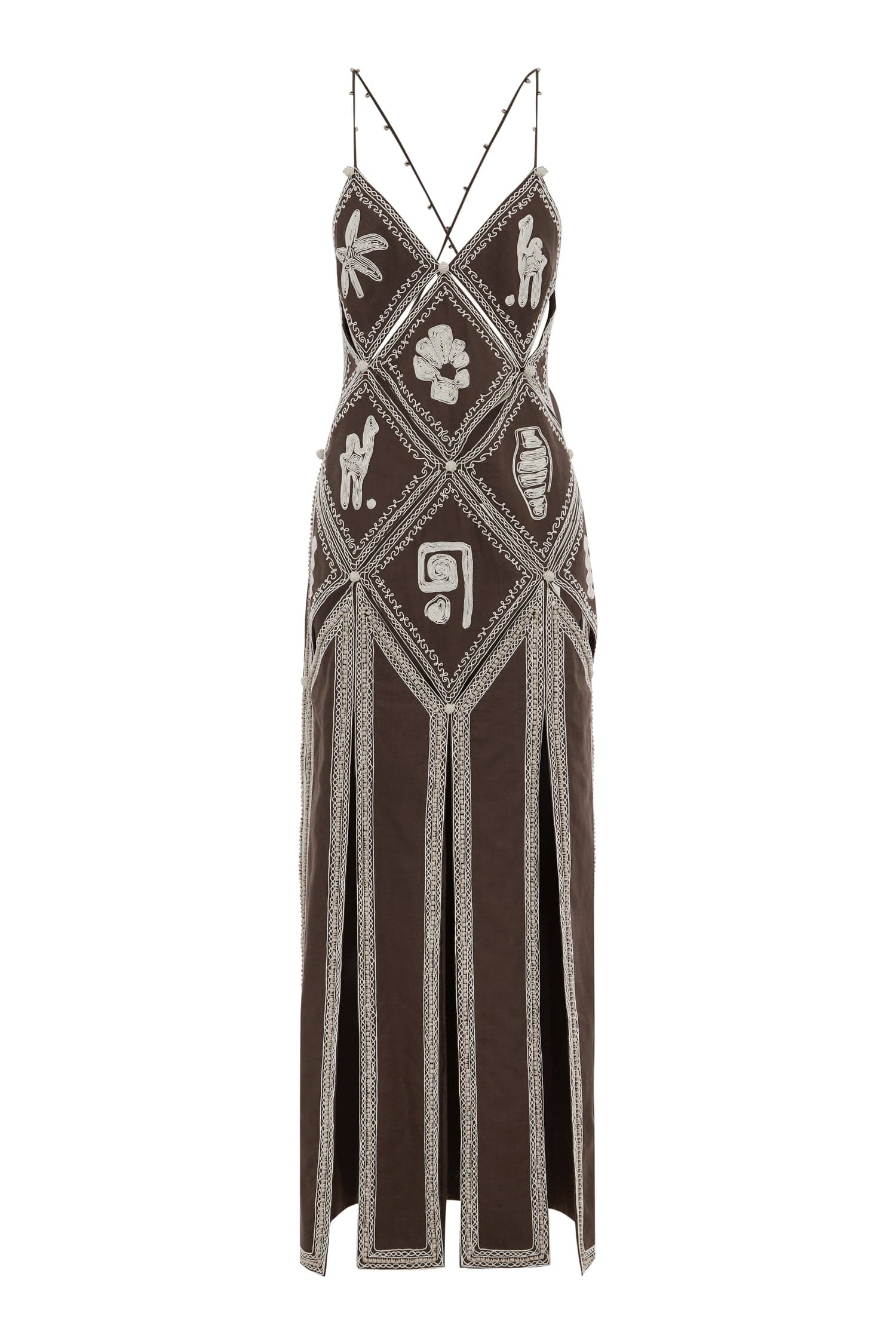 alemais zelda midi dress Alémais LEANDRA CORDED SLIP MIDI DRESS 8 AU/UK (4 US)