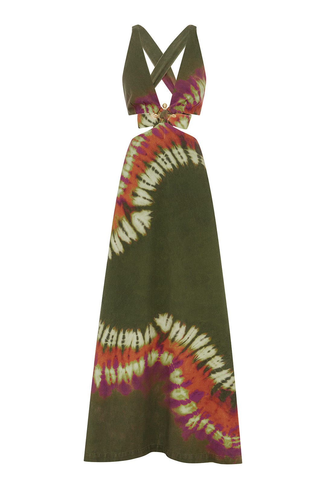 Marilyn Denim Midi Dress Khaki / 6 AU/UK (2 US) Marilyn Denim Midi Dress Khaki / 6 AU/UK (2 US)
