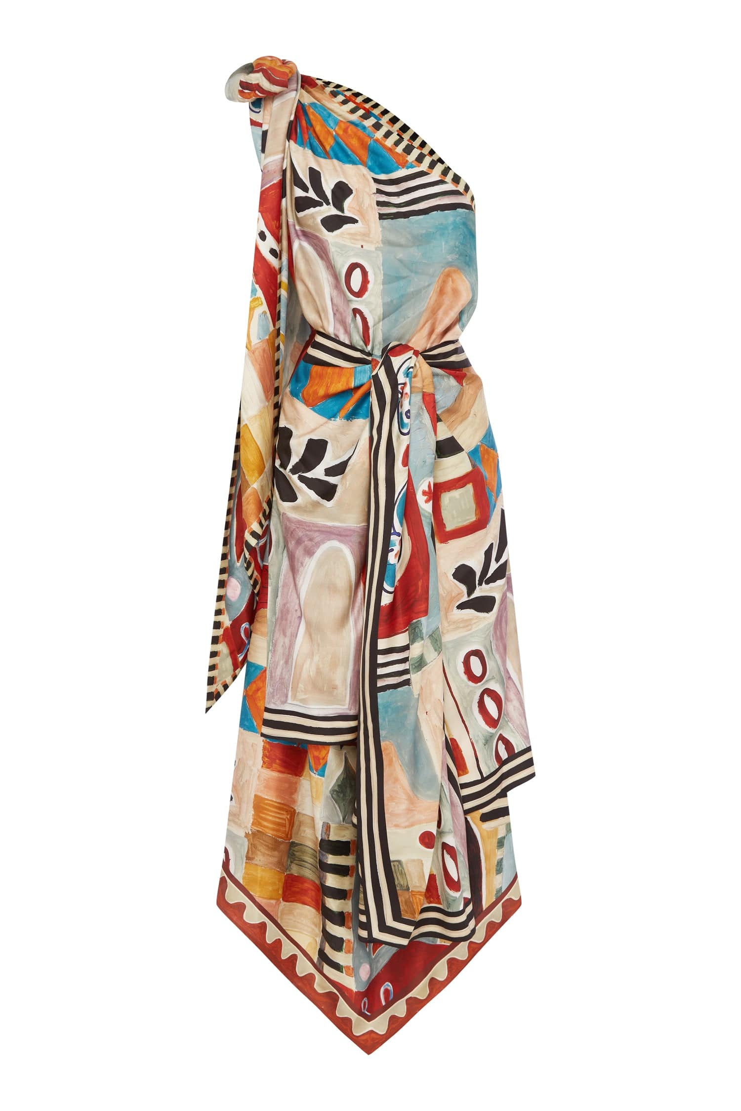 alemais surrealist summer scarf midi dress Alemais Surrealist Summer Scarf Dress | Coastal Chic, Western Dress by Alemais