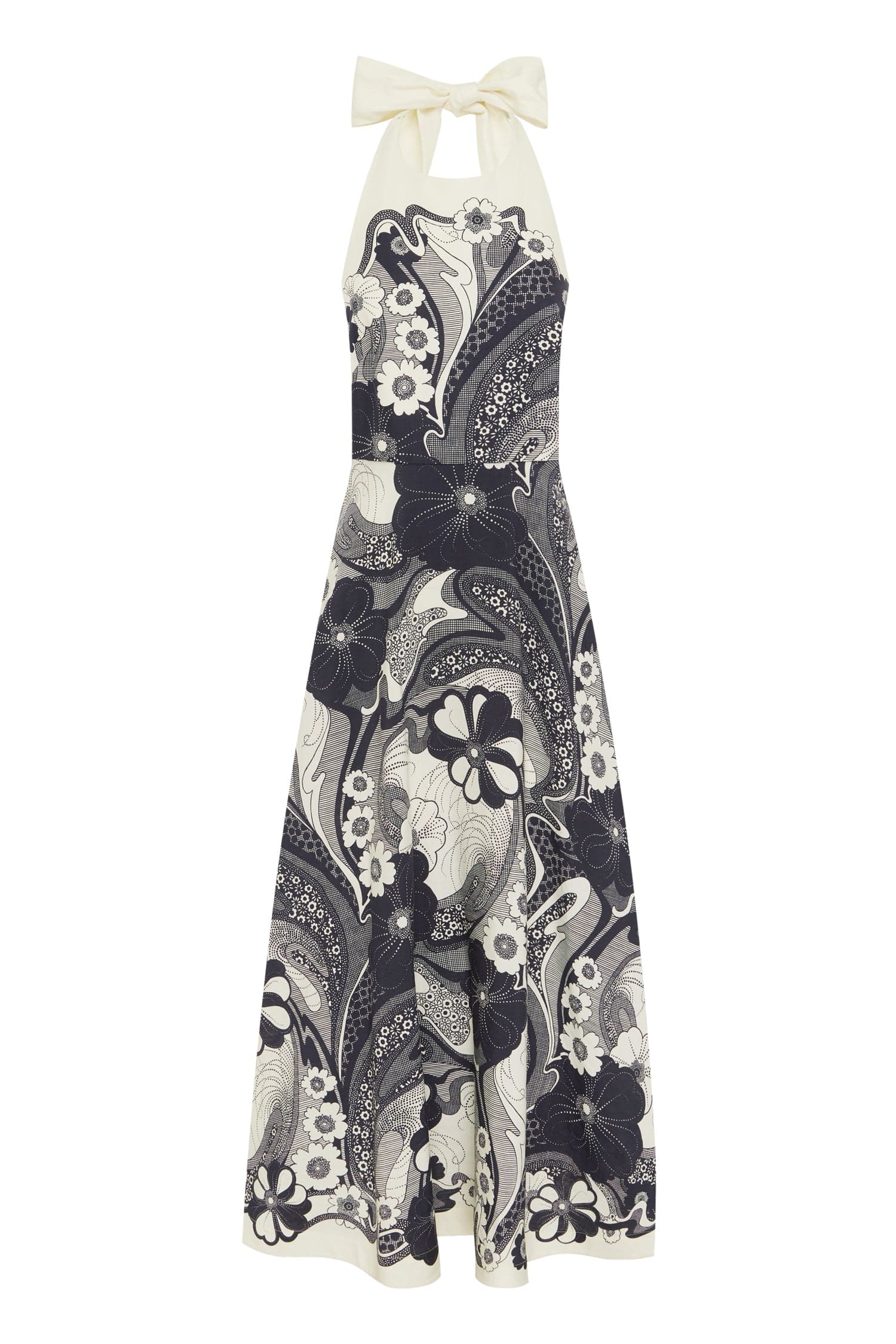 alemais halter dress Skull Skeleton Print Halter Wiggle Dress Deep Red main image 1