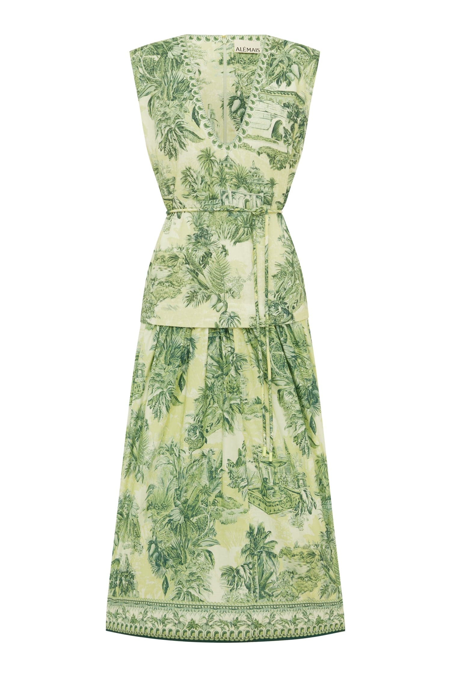 what flavor is kraft green goddess dressing Sara Midi Dress in Green Floral