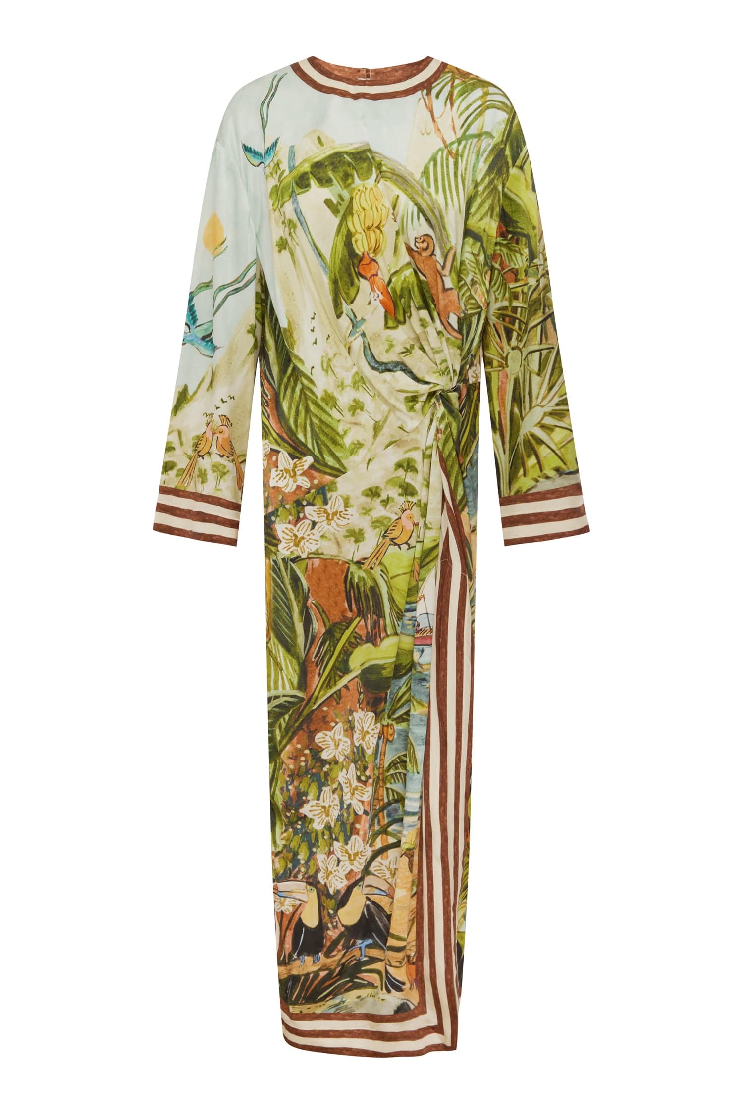 linen bohemian dresses Azure Boho Dress main image 0