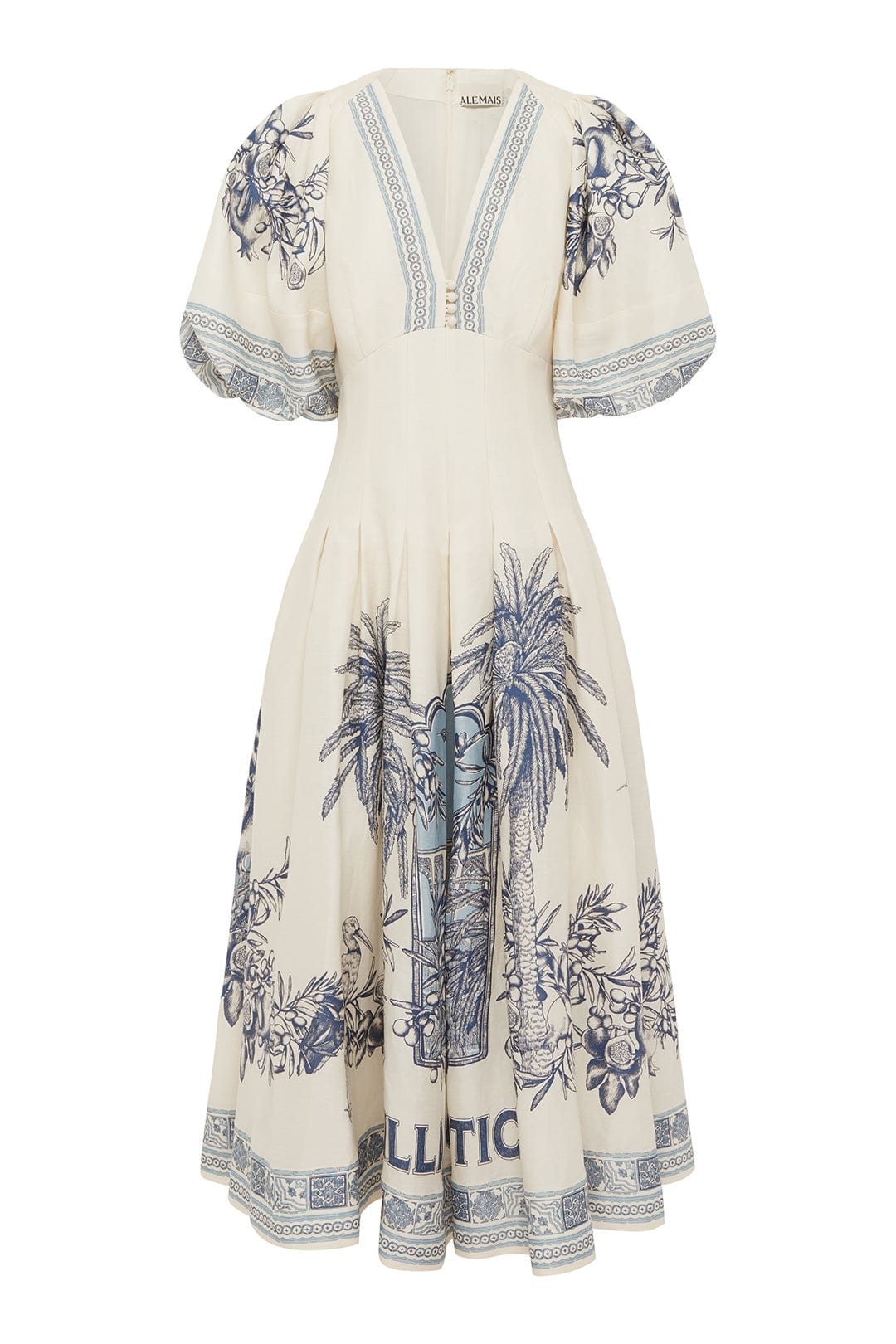 ALÉMAIS Villa Romantica Midi Dress