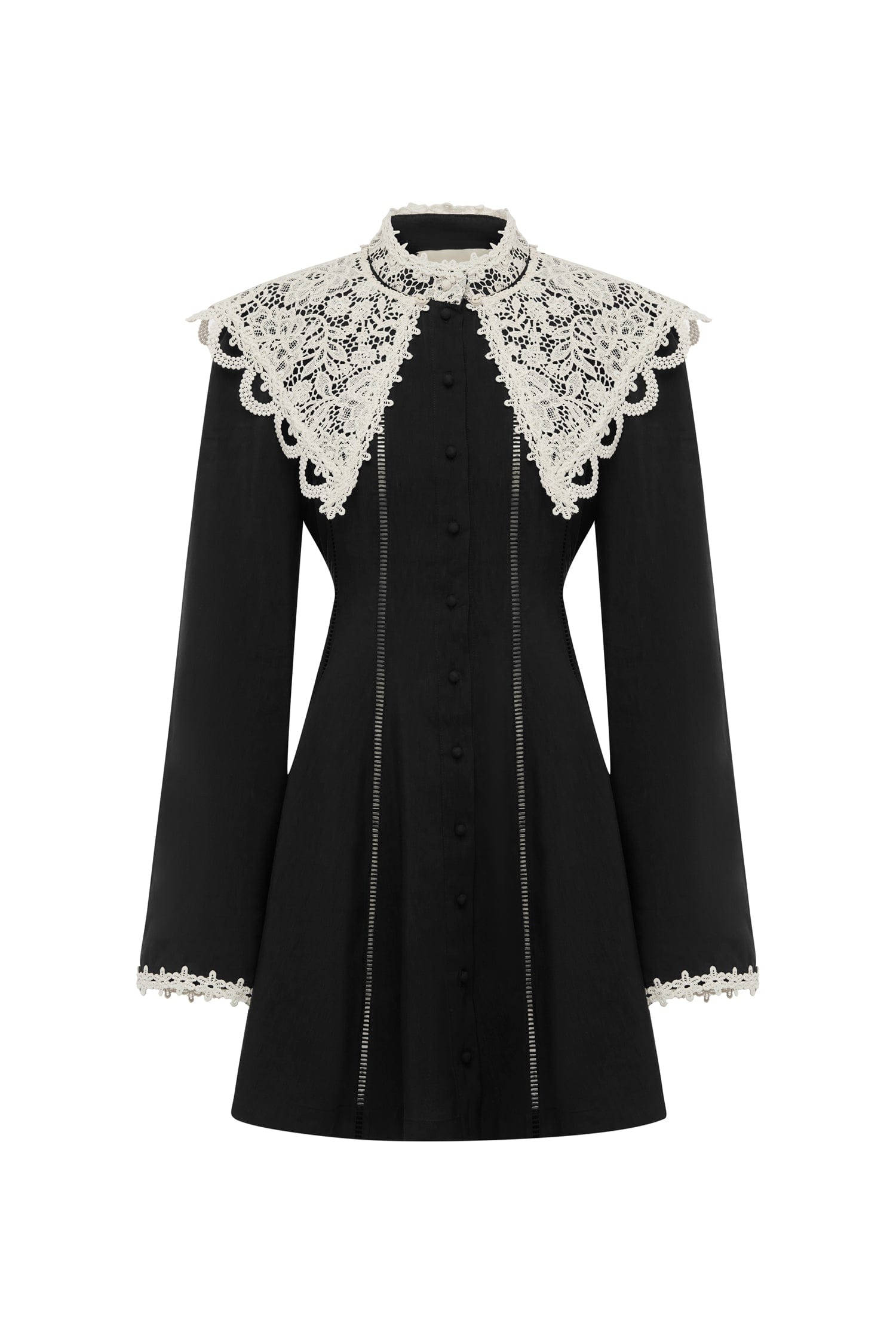 princess polly baby blue dress White collar dress | Black | Women | KARL LAGERFELD