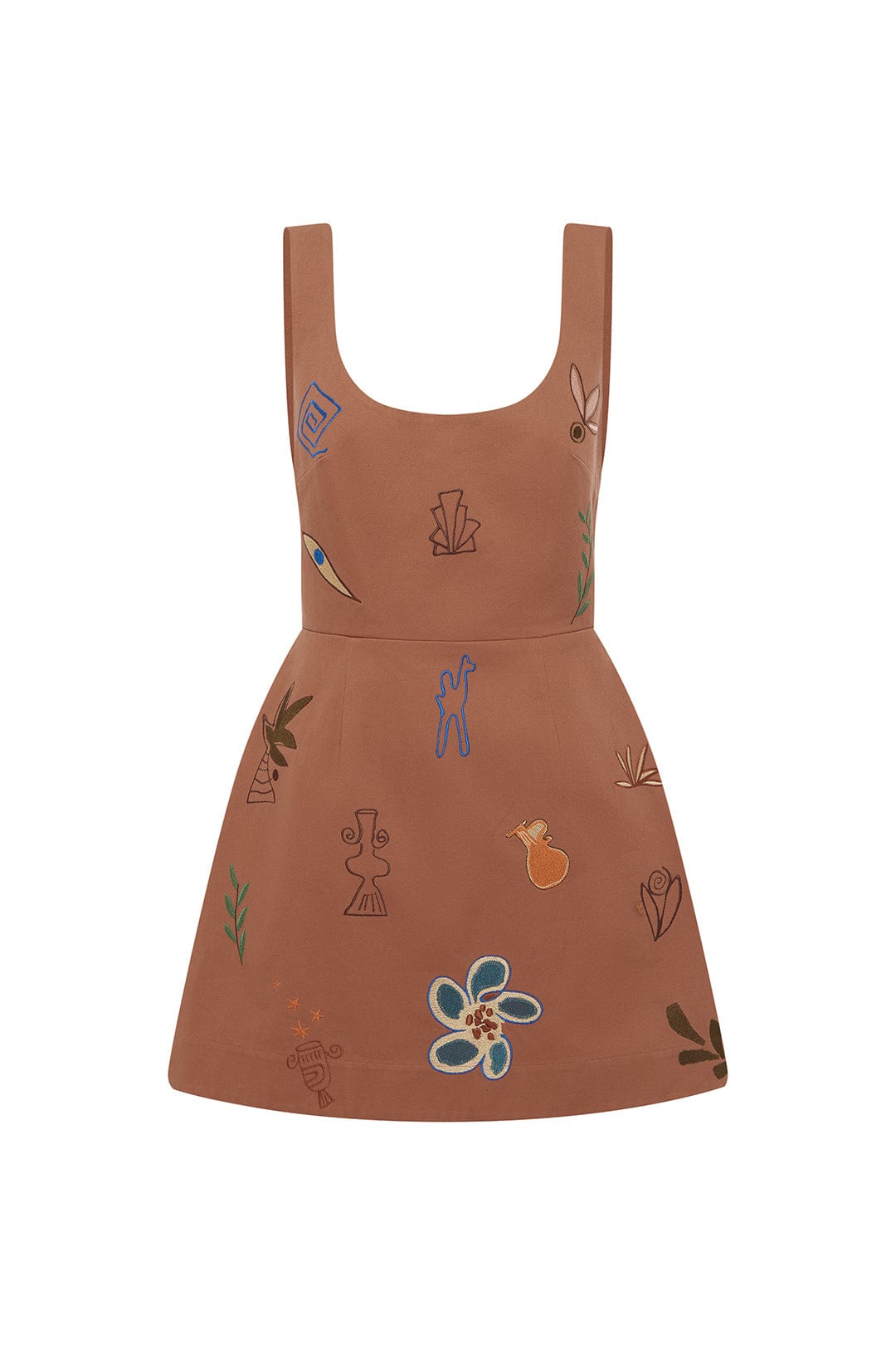 Almais Dusty Embroidered MINI Dress 16 AU/UK (12 US) Almais Dusty Embroidered MINI Dress 16 AU/UK (12 US)
