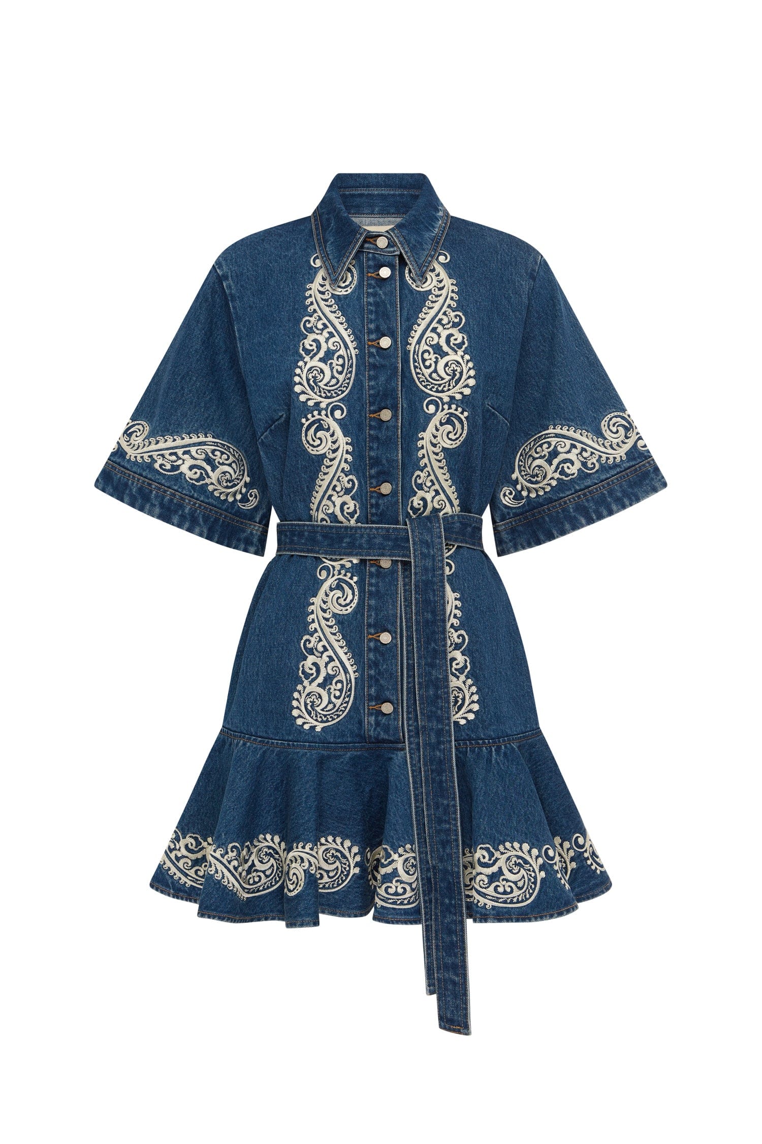 JACONES DENIM MINI DRESS – ALEMAIS