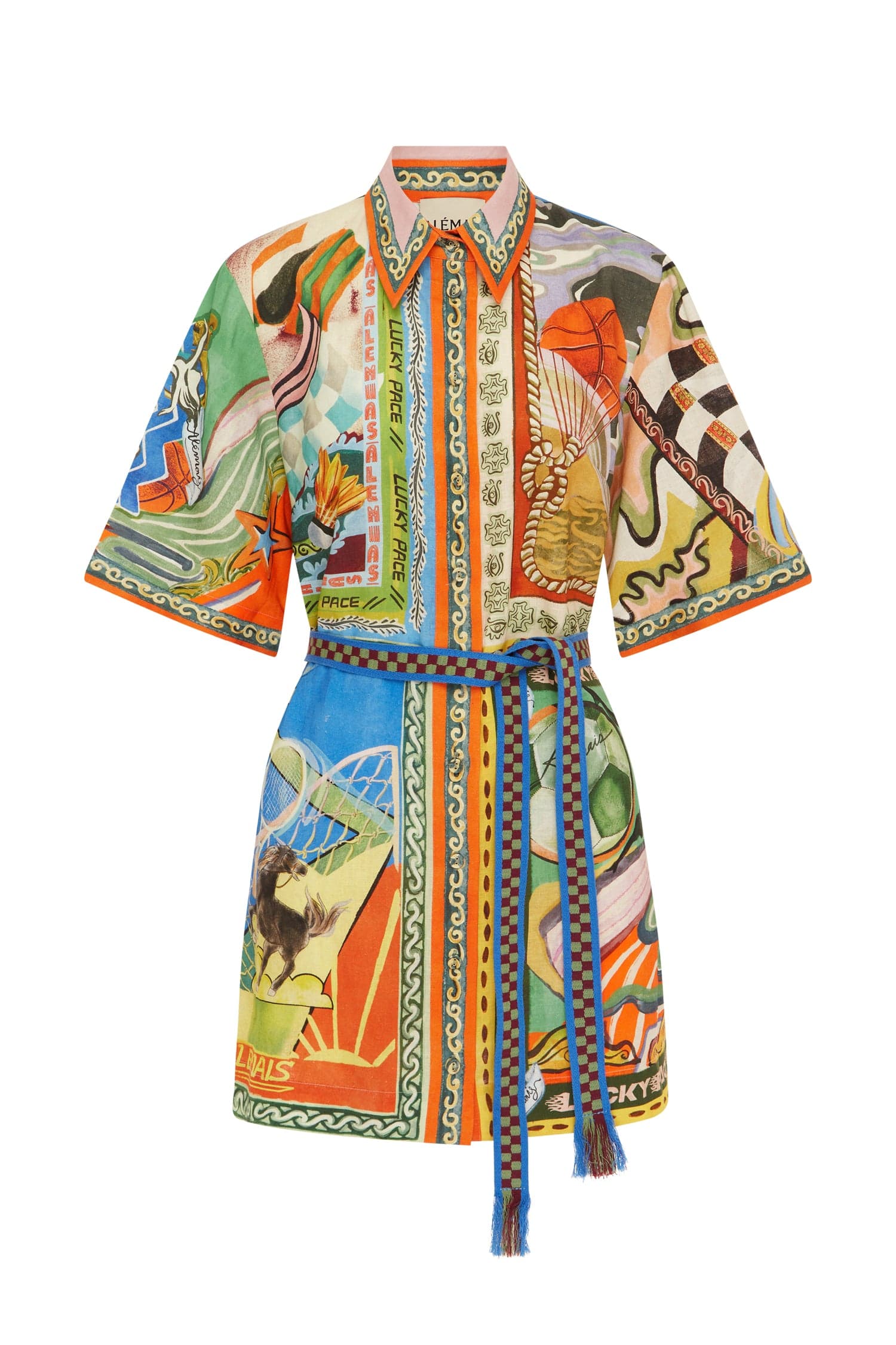 alemais players mini dress LUCKY PACE MINI DRESS