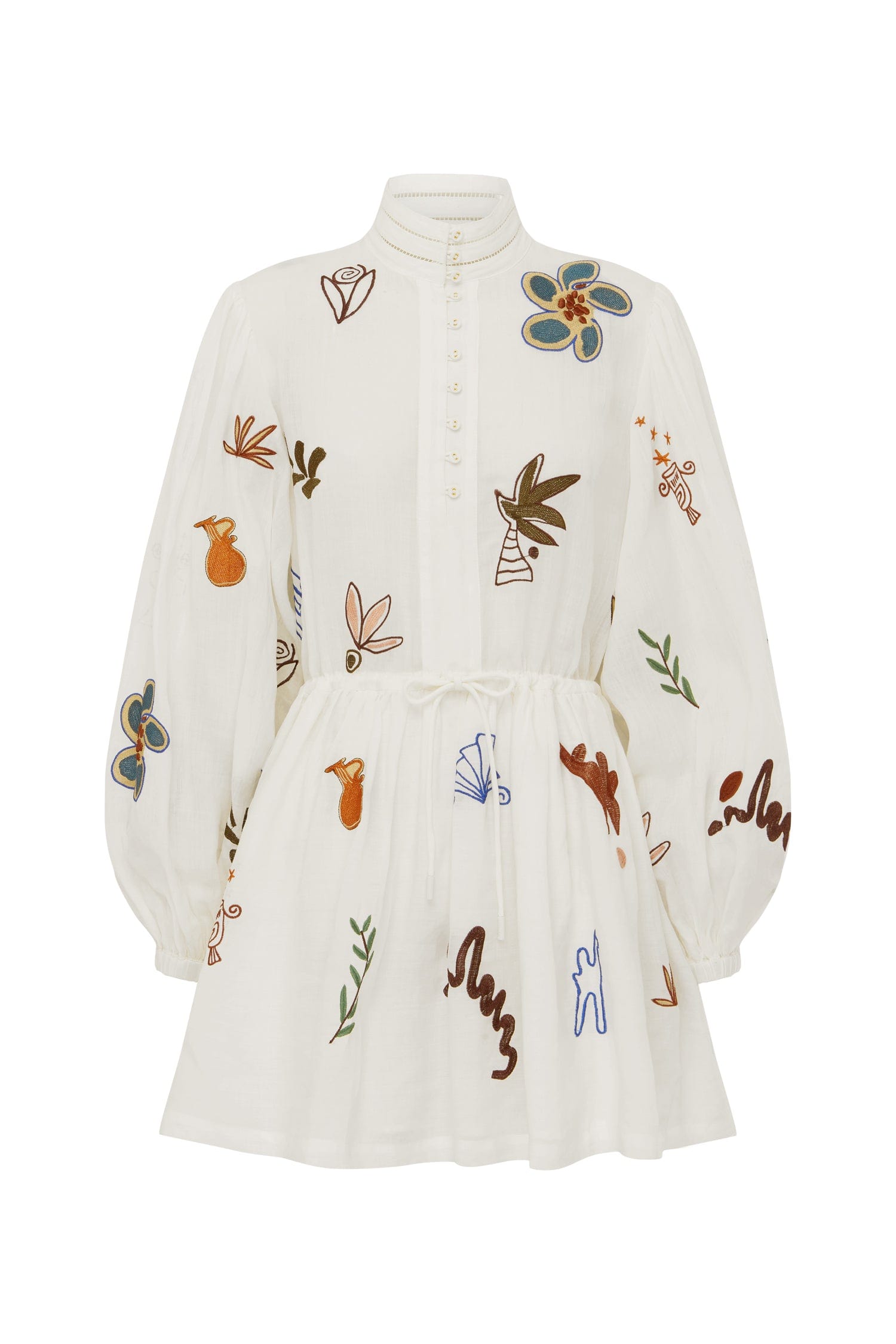 sachin and babi light blue dress Buy ALEMAIS Neutral Rosa Embroidered Midi Dress in Cotton For Women Online