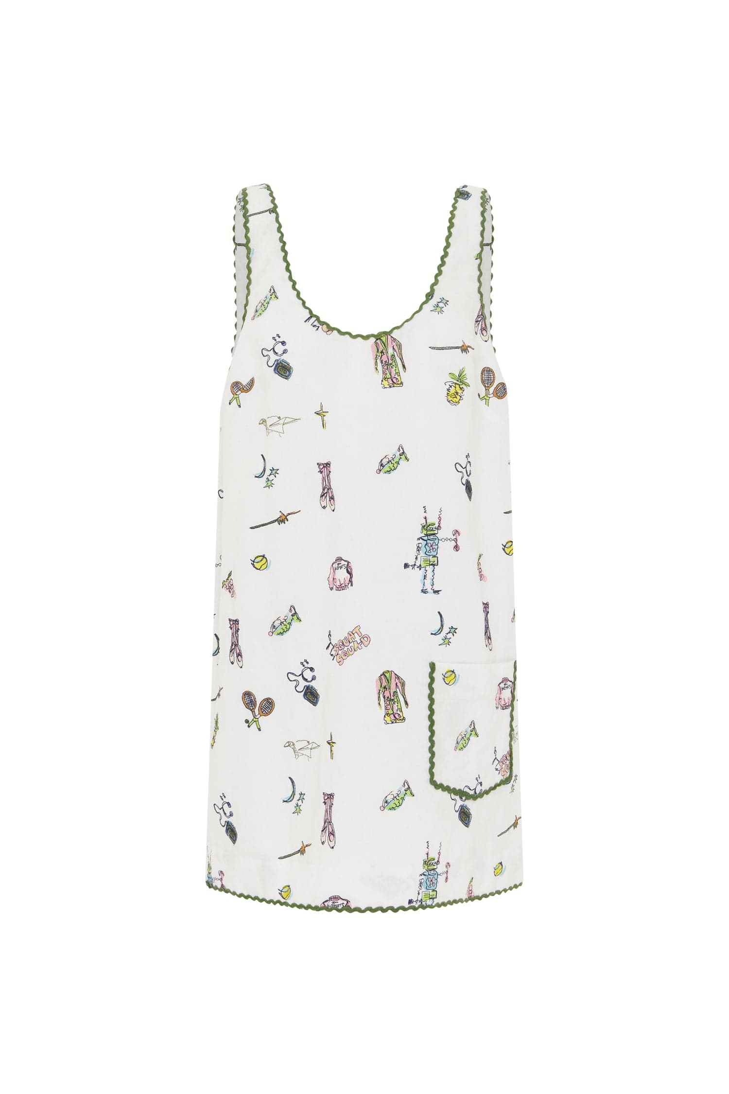 alemais play embroidered mini dress PLAY EMBROIDERED MINI DRESS