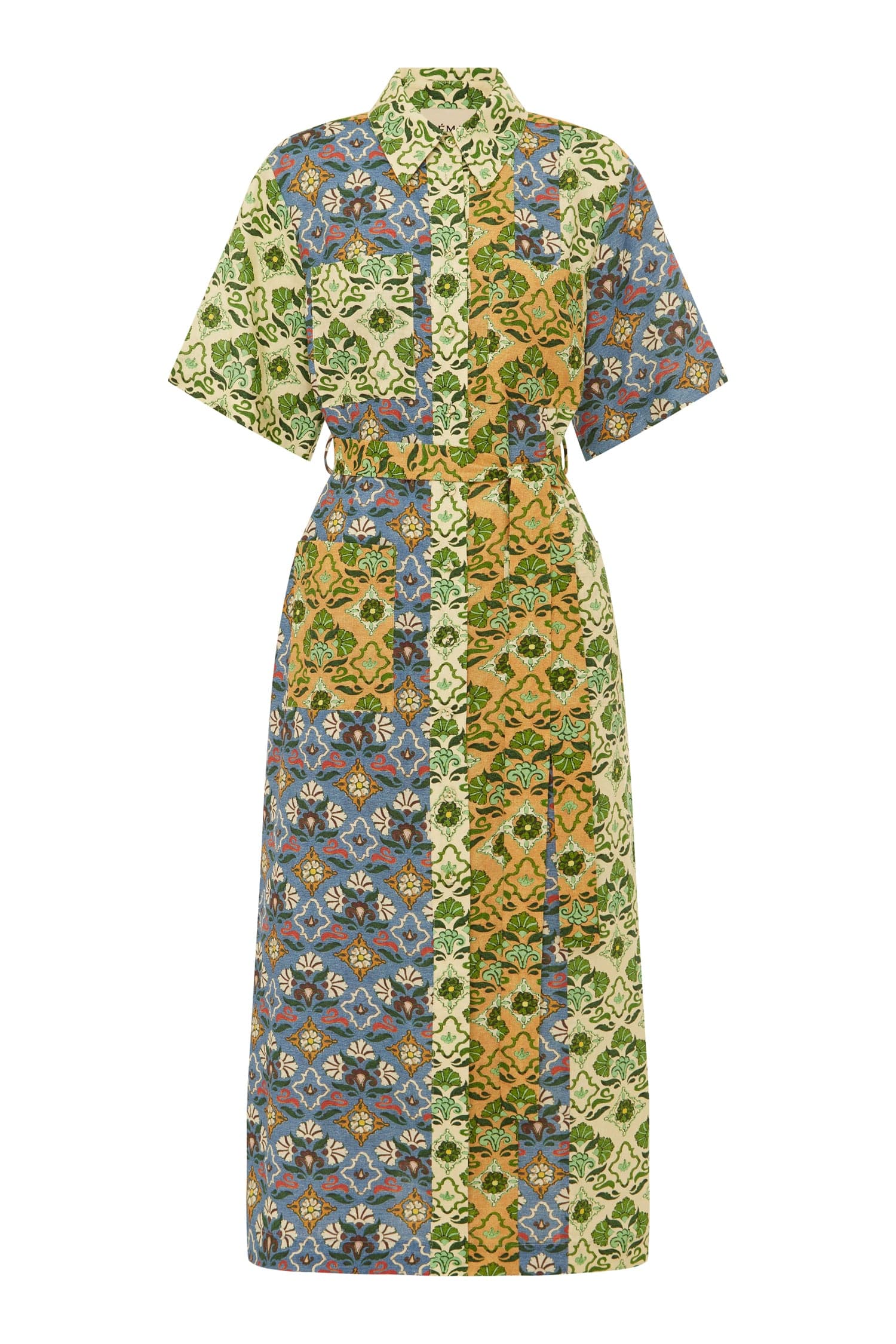 Alémais Ali Spliced Shirtdress Clothing Multicolour