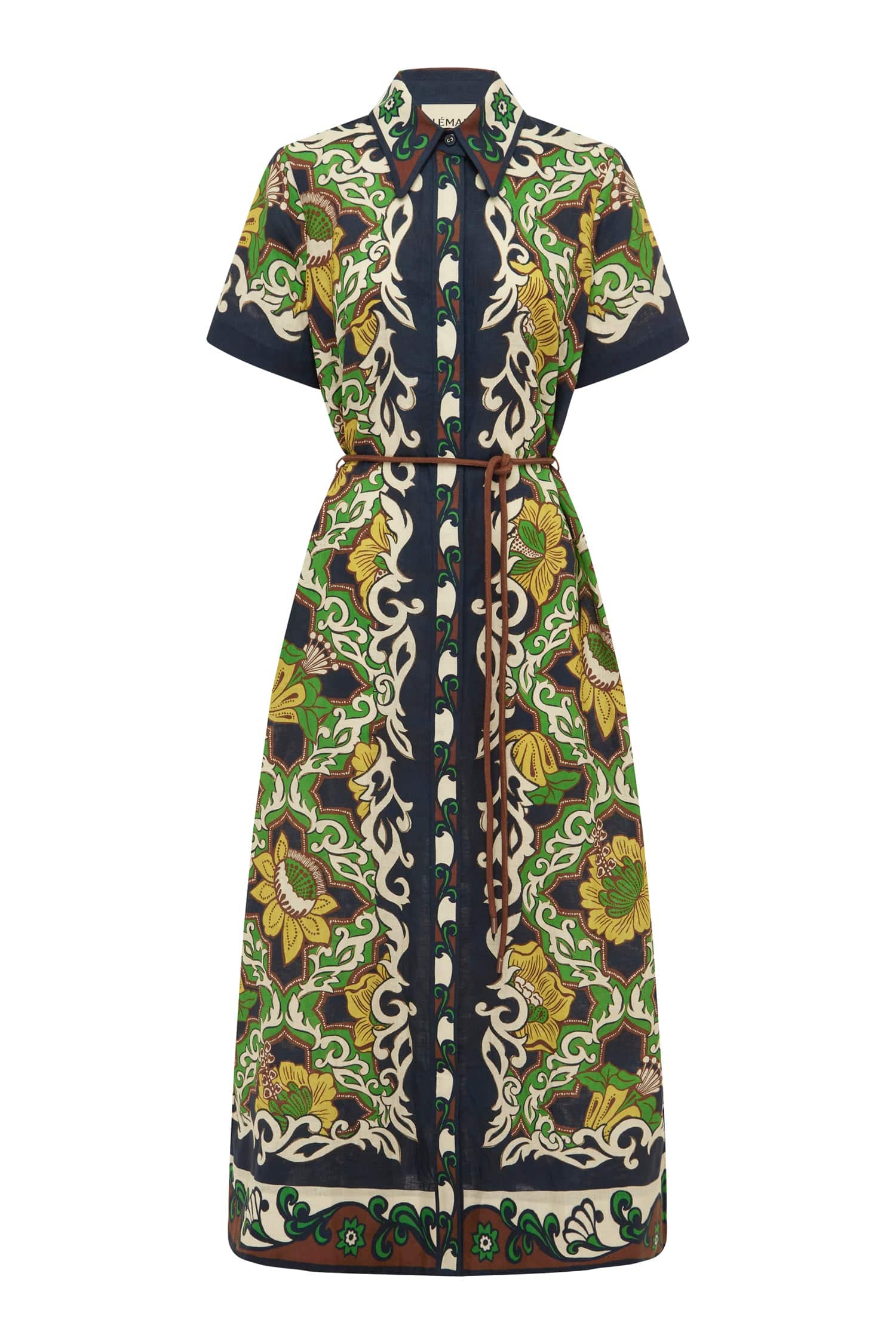 alemais linen shirt dress Alemais Multi Liana Shirtdress Multi / 4