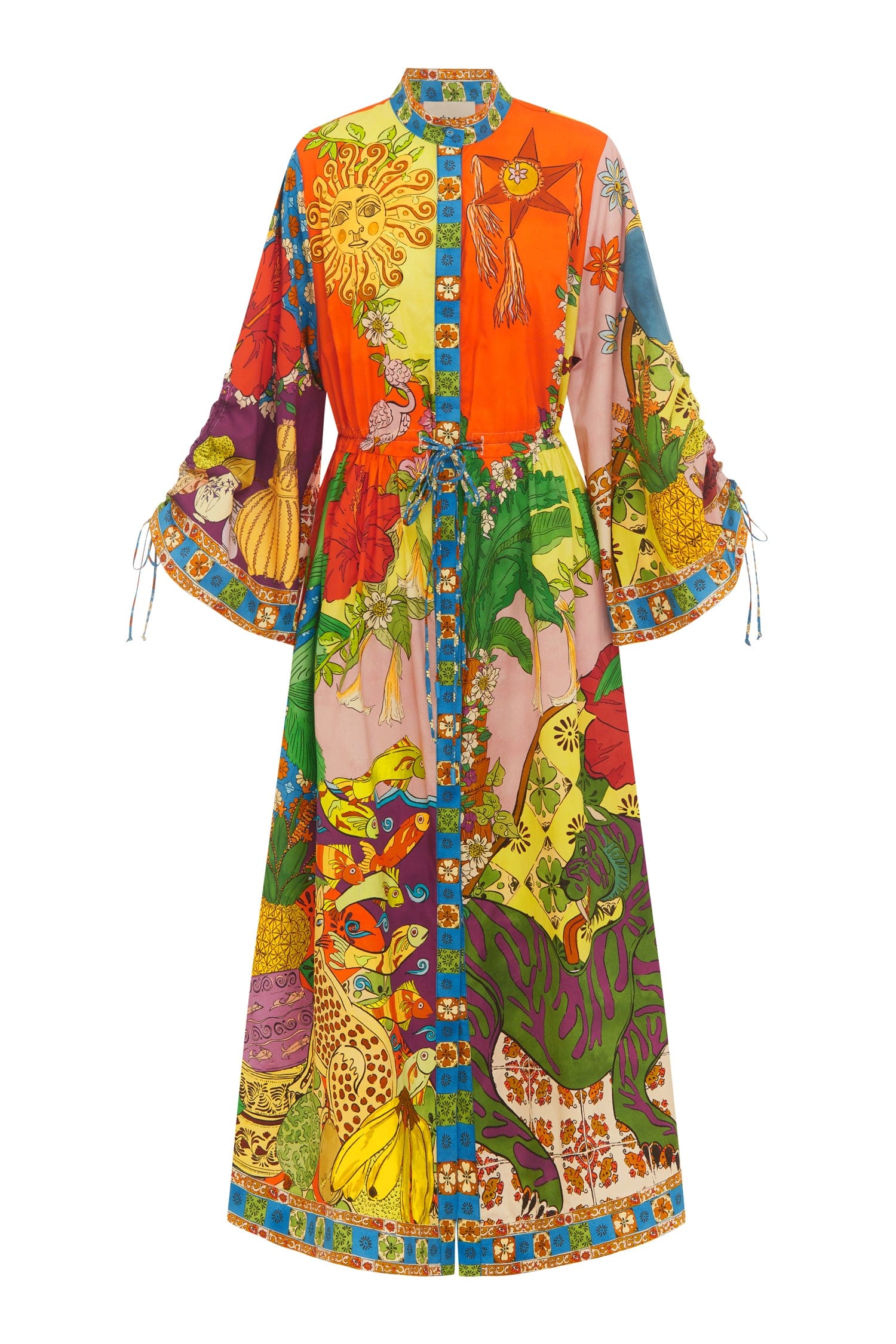 ALEMAIS 花柄 リネン シャツドレス TIGER SHIRTDRESS – ALEMAIS
