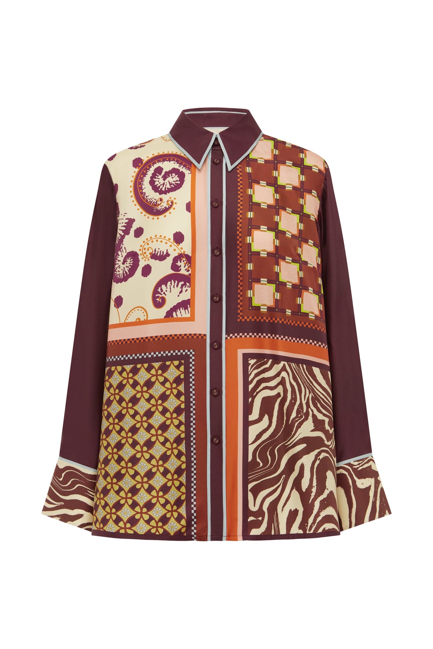 WILSON SILK PRINT SHIRT