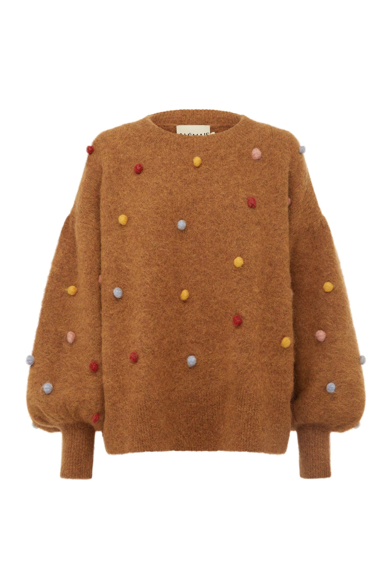 tobacco sweater ELIA TOBACCO BALLOON SWEATER