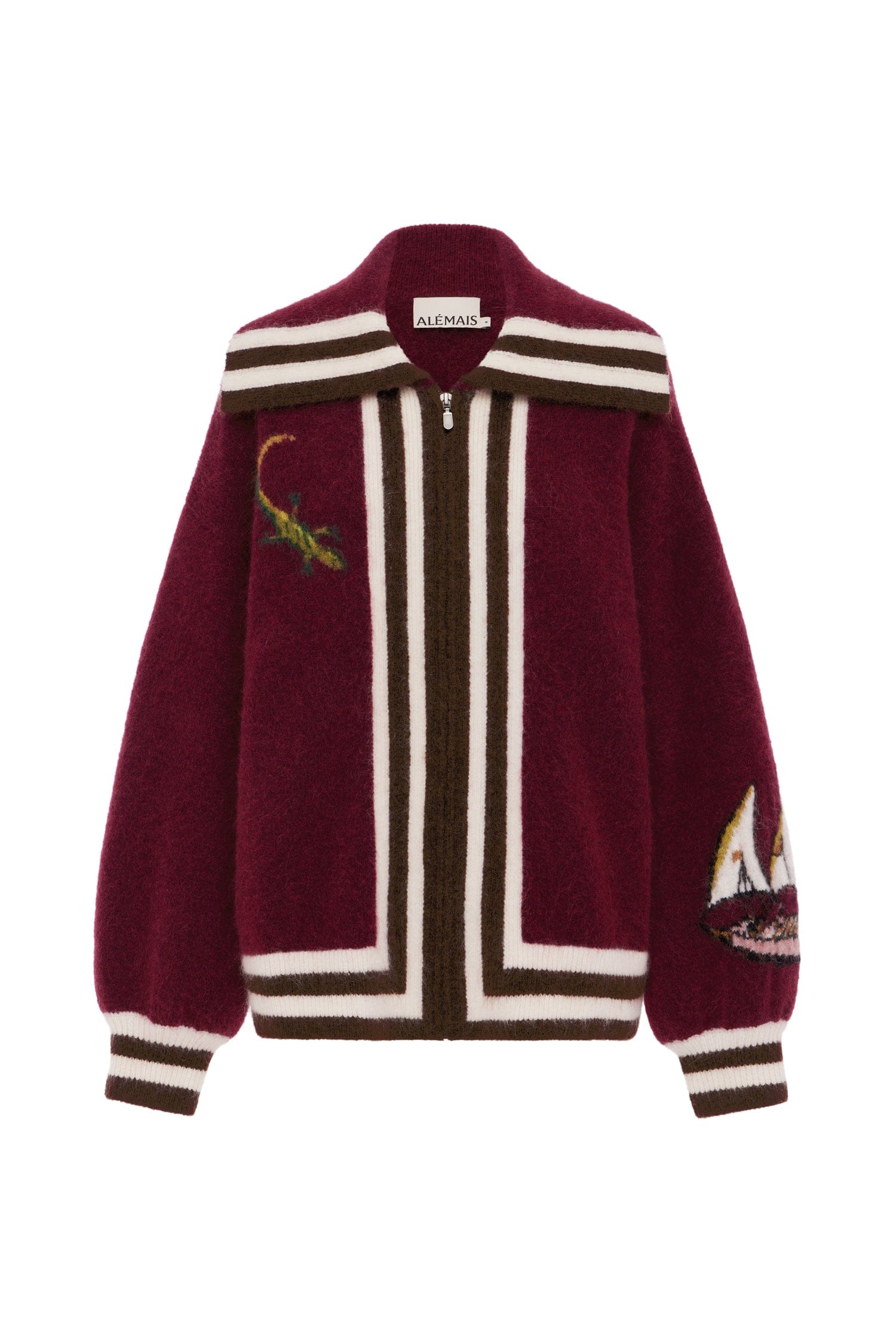 MOKSHINI ZIP UP CARDIGAN