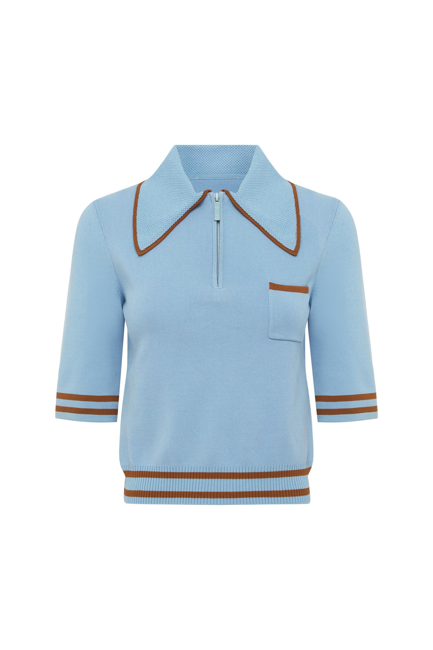 トップス MARINE SERRE KNIT POLO Marine Serre - Regenerated Polo Sweater | HBX