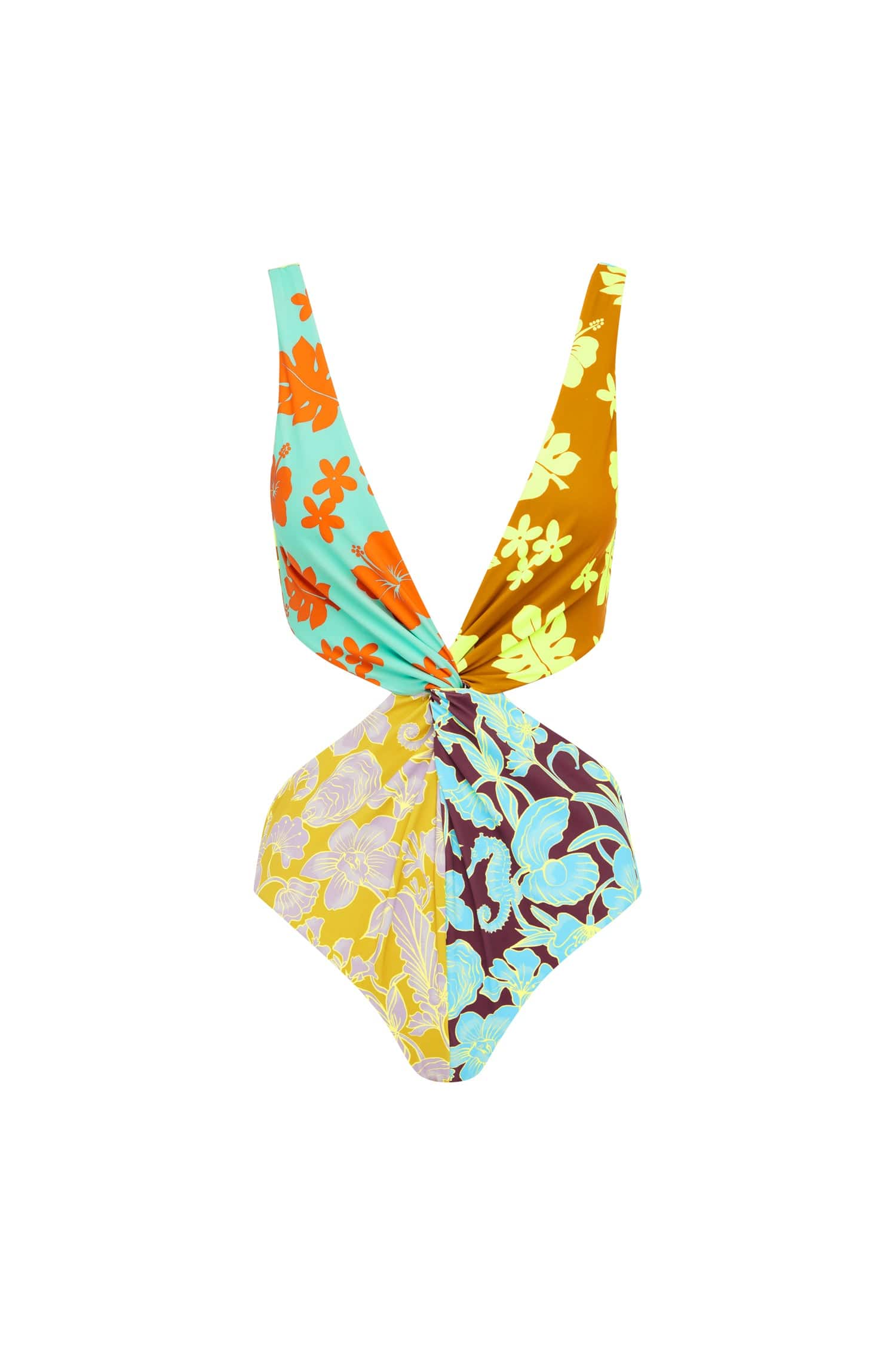 タンキニ Alemais Poppy Swimsuit POPPY TWIST FRONT ONE PIECE – ALEMAIS