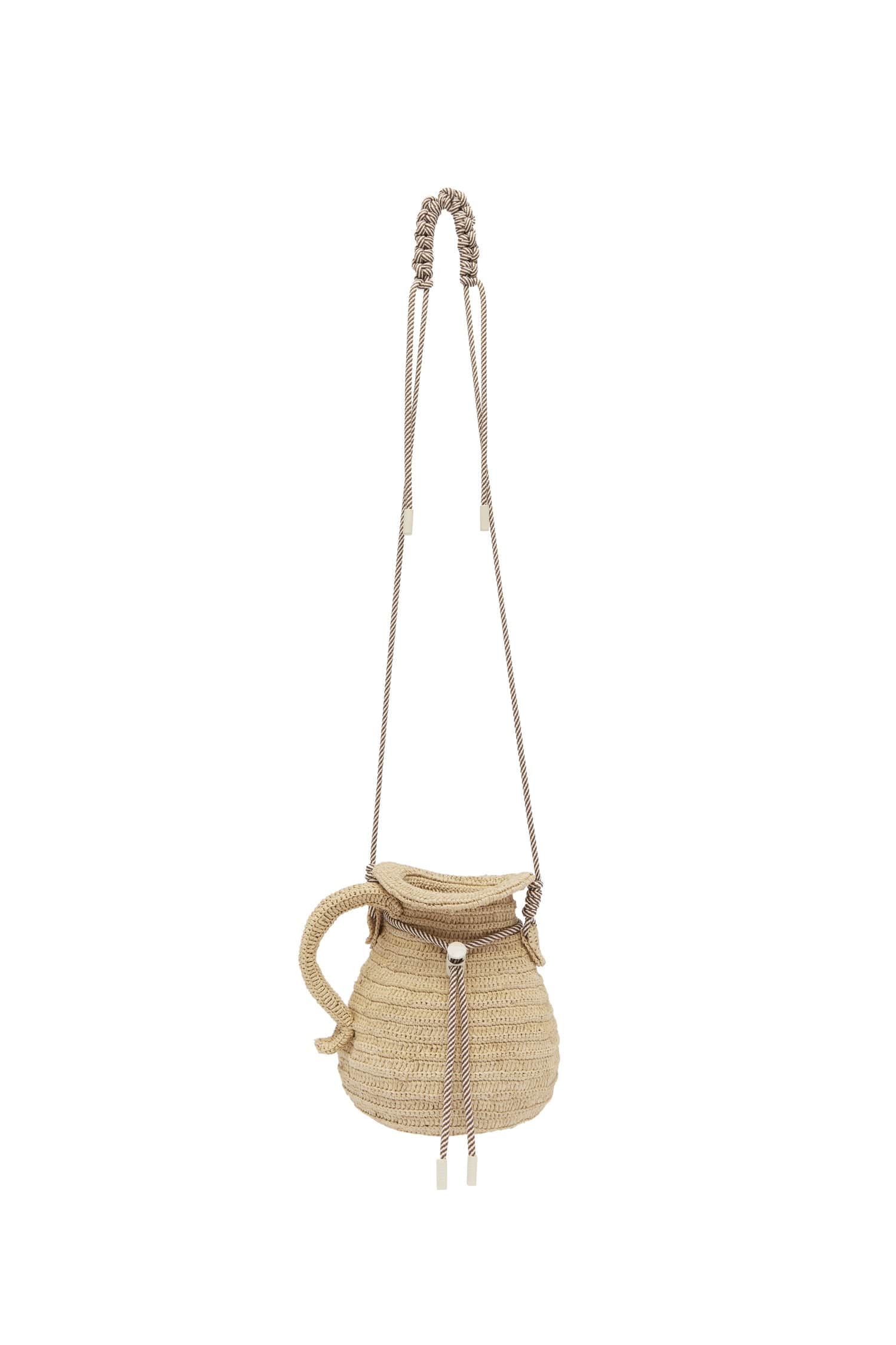 Michelle Raffia Jug Crossbody - Alémais Official