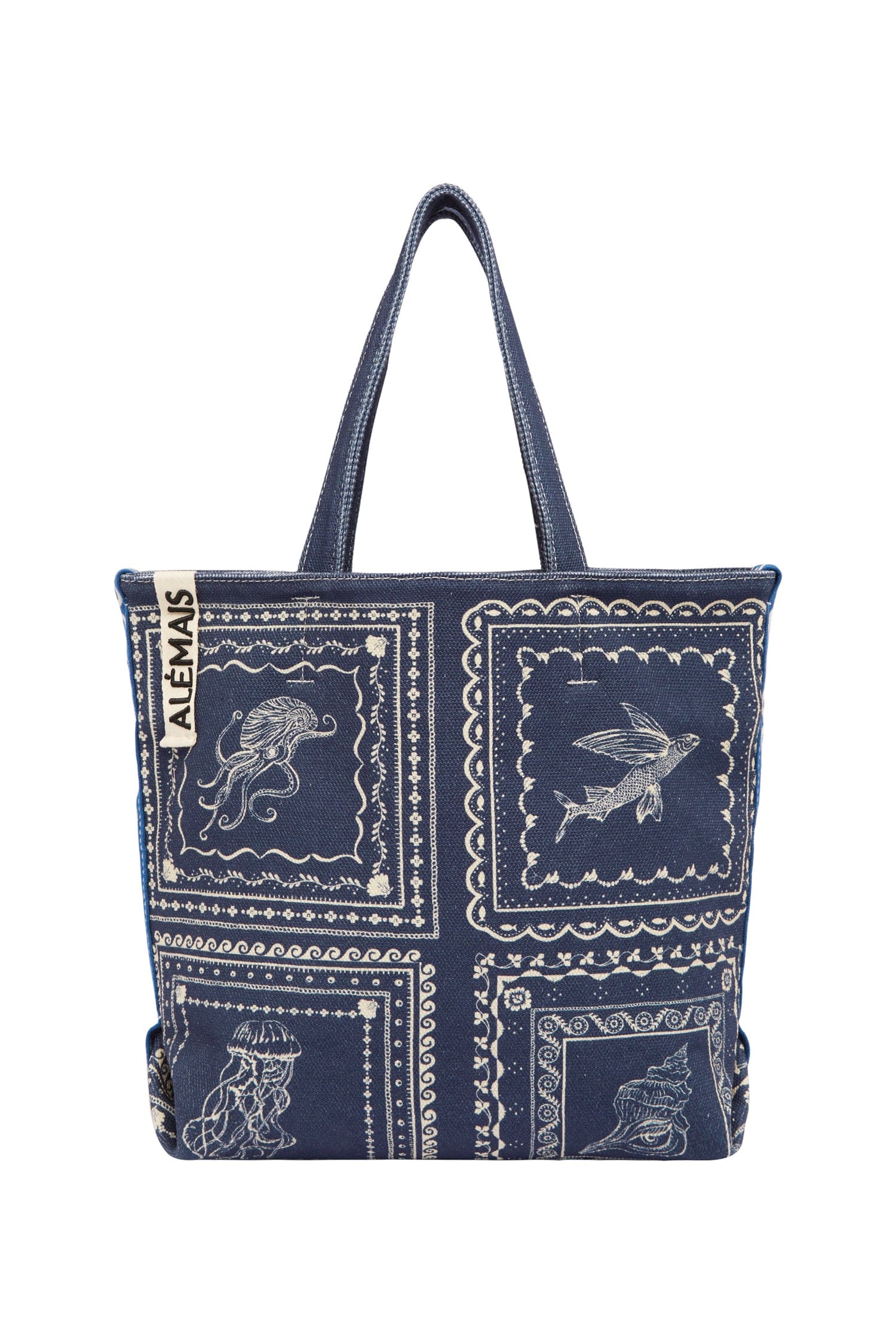 追跡便【Alemais】オーシャンプリントコットンショッパートート OCEANE SHOPPER TOTE – ALEMAIS