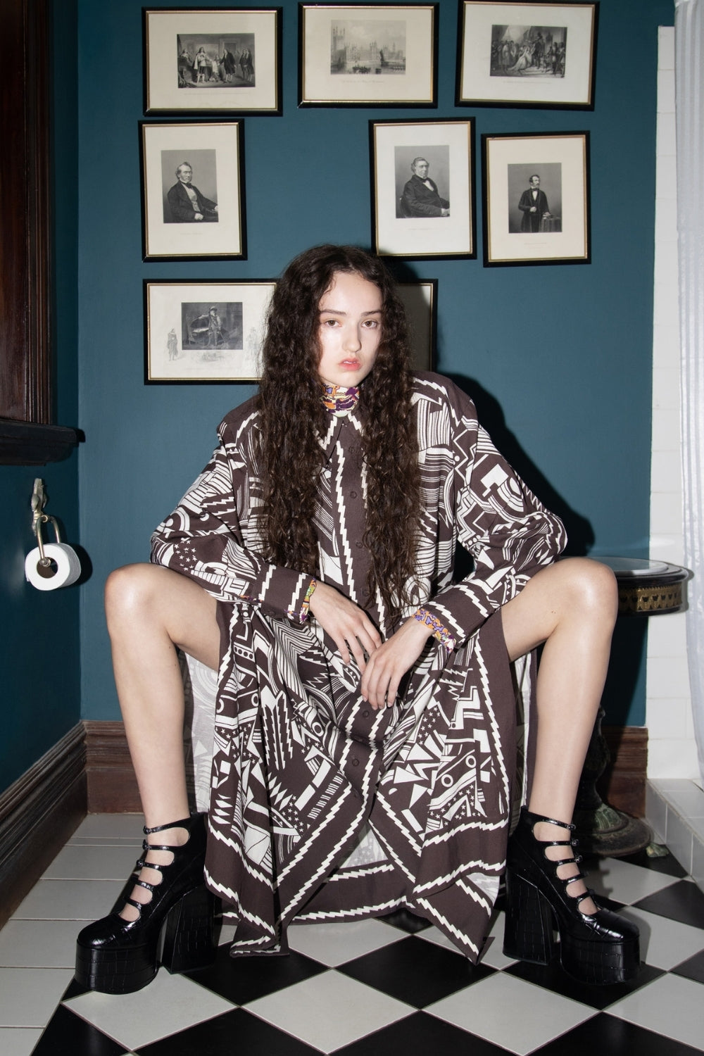 Elma Choc Cardigan in Brown - Alémais | Exclusive