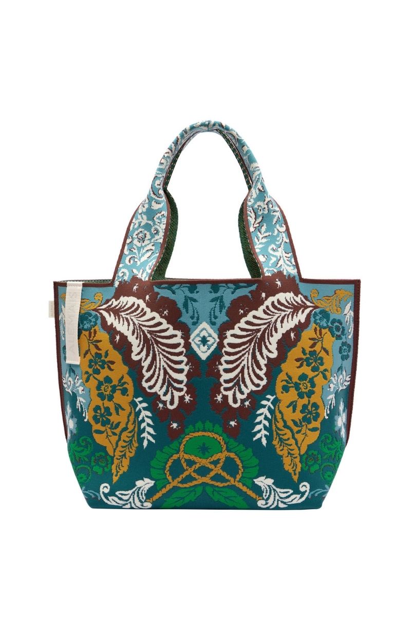 LIANA JACQUARD MAXI TOTE