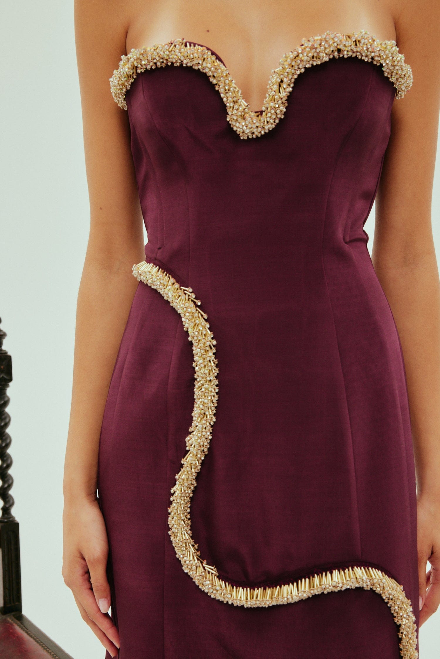 ORION EMBELLISHED MIDI DRESS – ALEMAIS