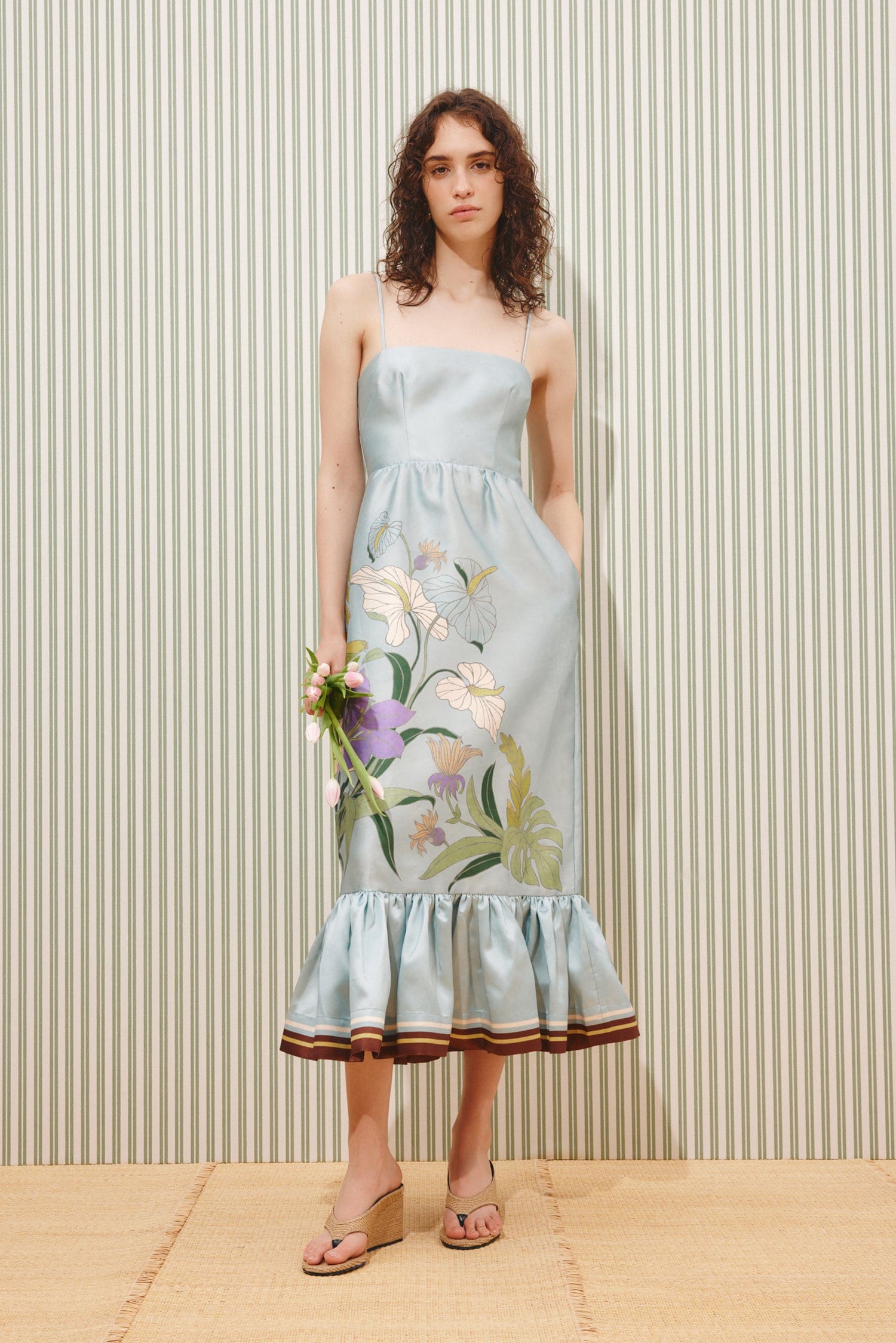 alemais wave midi dress ALFIE MIDI DRESS