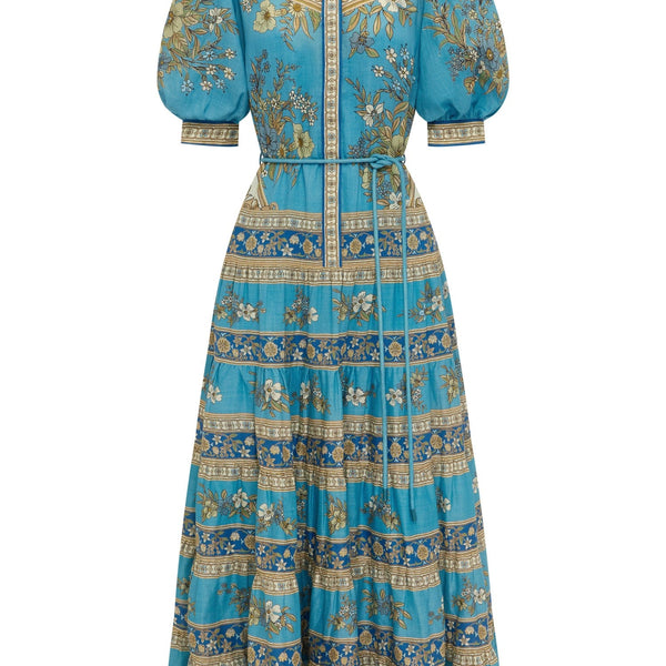 CASSIE TIERED MIDI DRESS