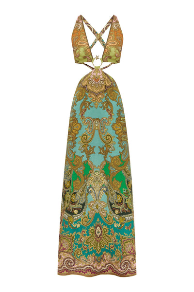 alemais yvette cut out midi dress CLEMENZA CUT OUT MIDI DRESS