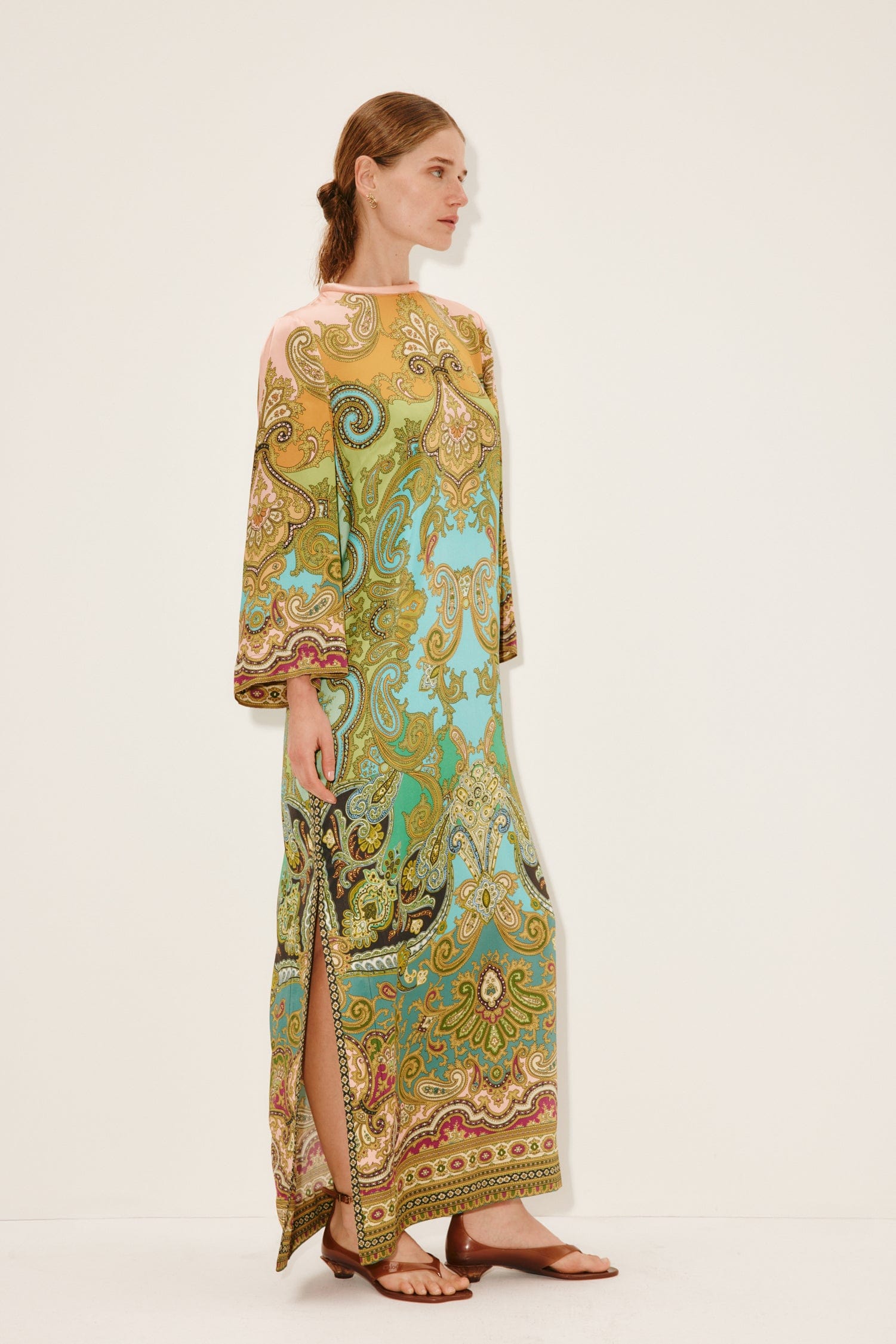 CLEMENZA SILK MIDI DRESS – ALEMAIS