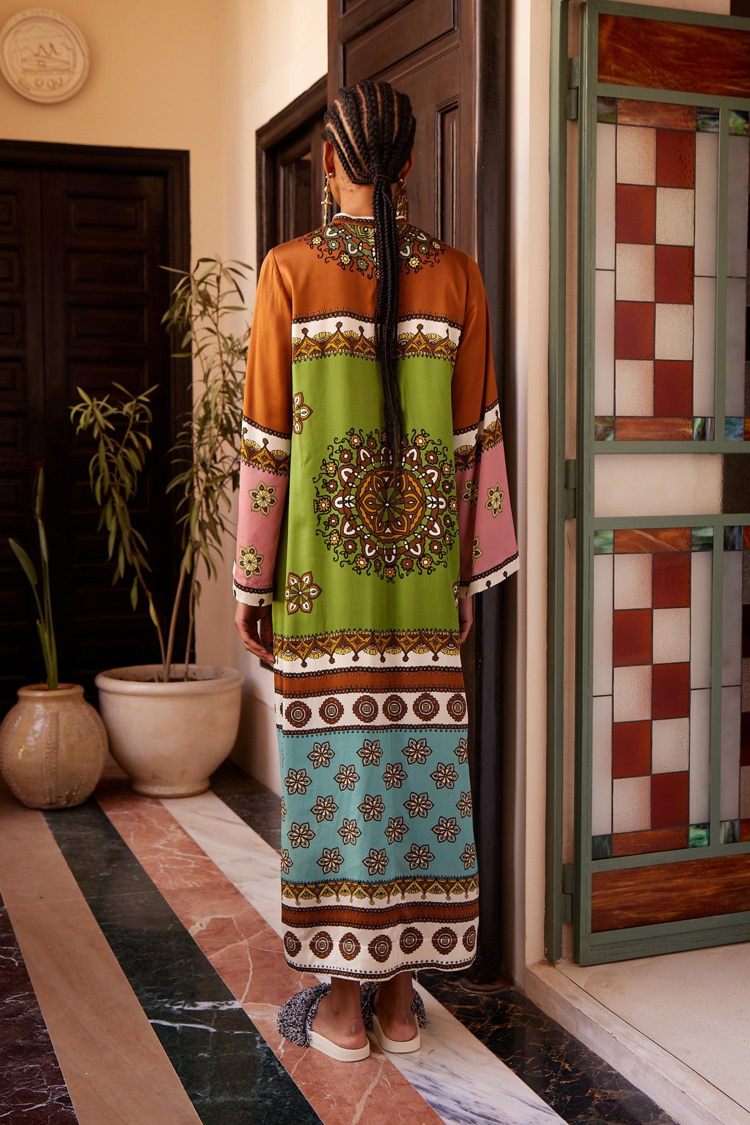 alemais otto midi dress Alémais Contina Printed Silk Midi Dress