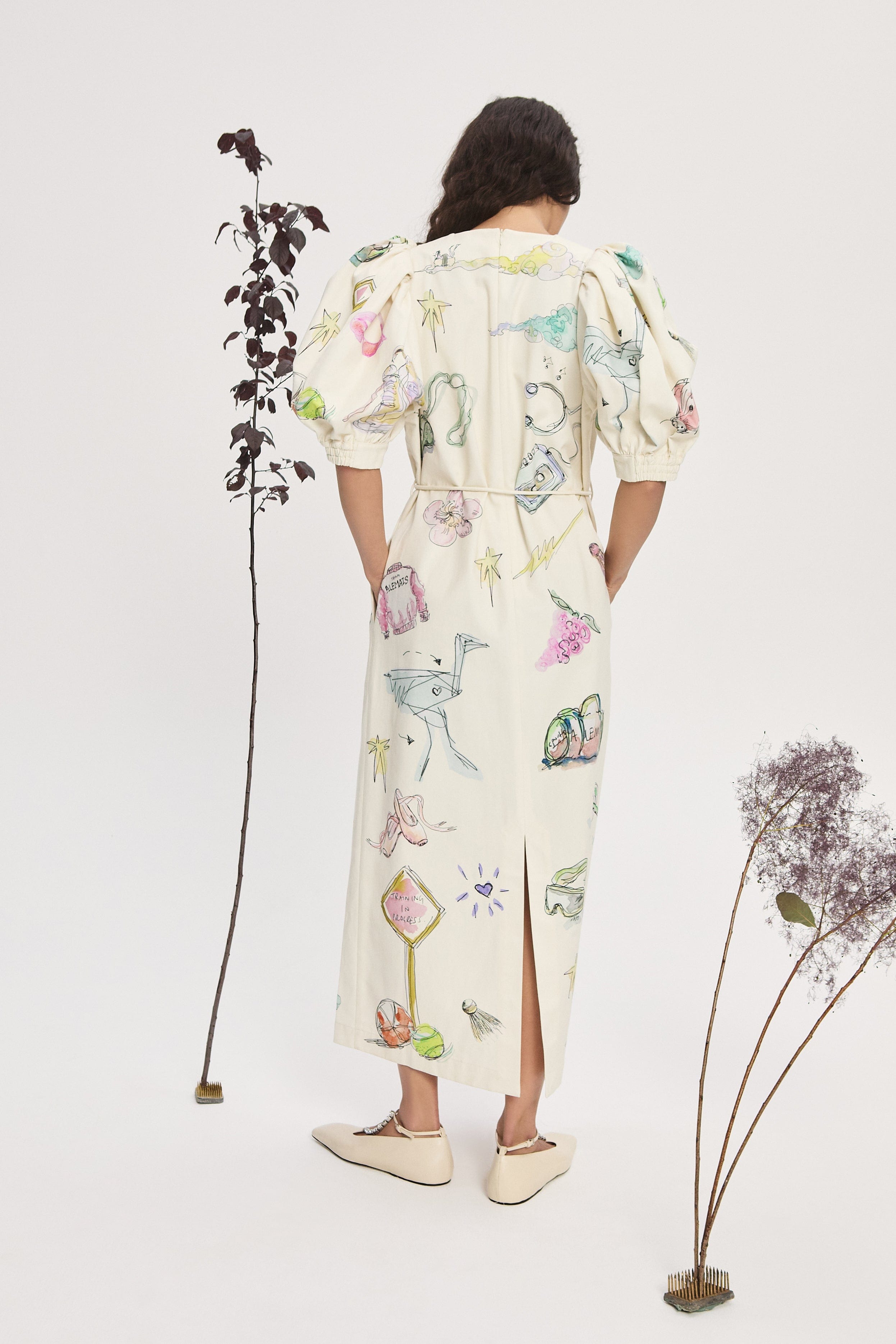 alemais otto midi dress COURT MIDI DRESS