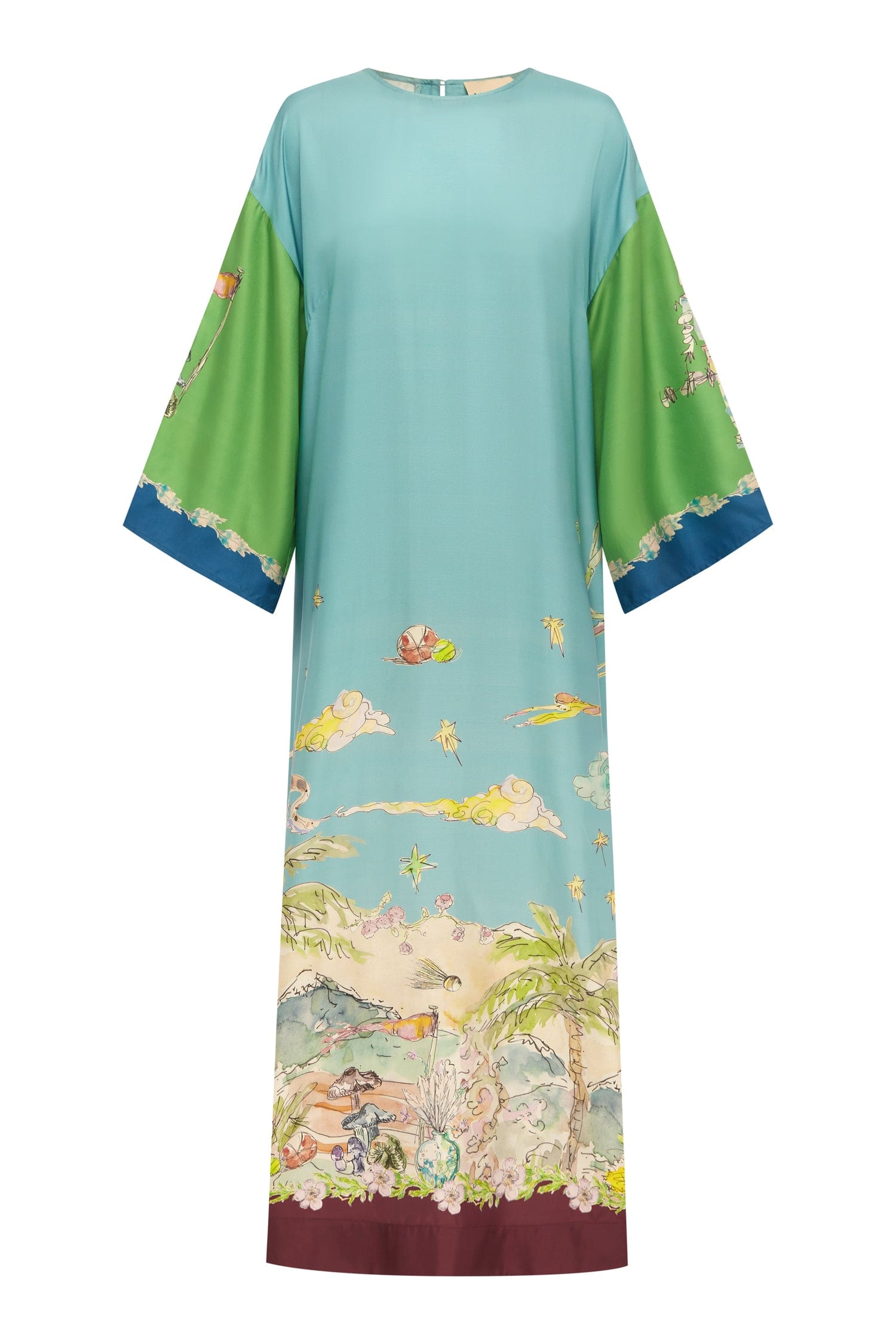 alemais paradiso silk midi dress DARIA SILK MIDI DRESS
