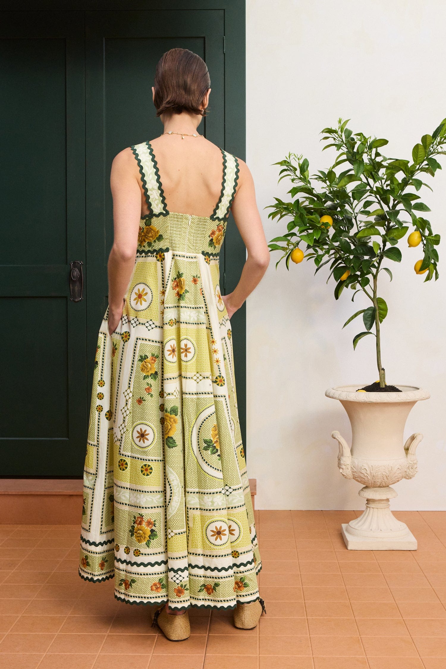 alemais green dress Alemais Dixie Summer Dress 10 AU/UK (6 US)