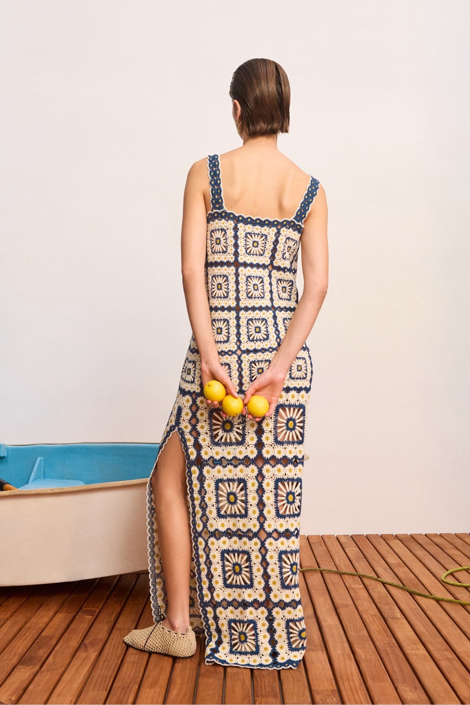 Alemais Dolly Midi Dress in Cream