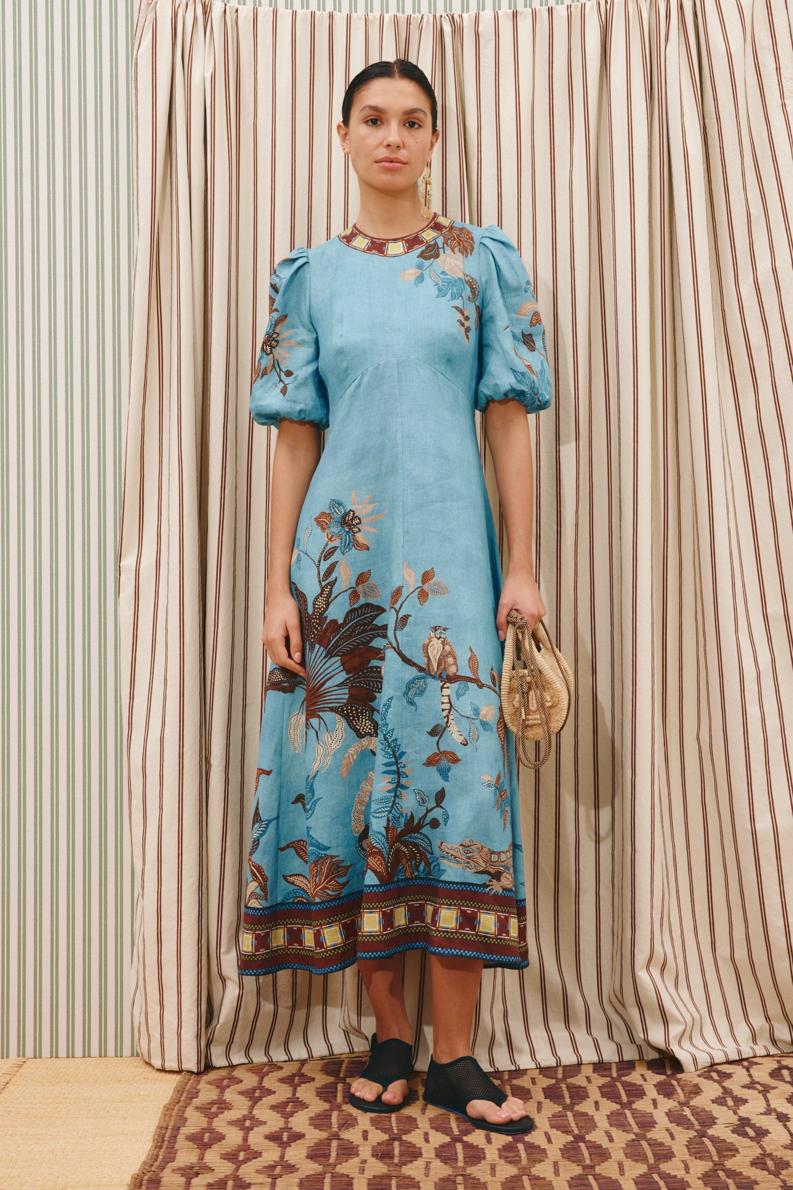 everyday midi dress Julia Midi Sundress - Blue - S
