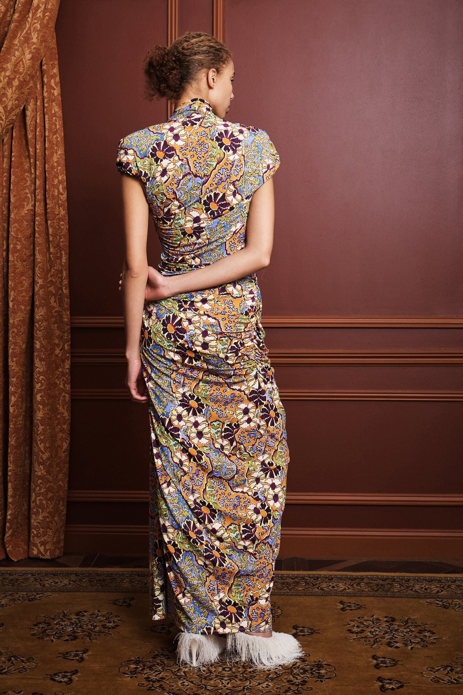 Alémais Joanna Midi Dress | Multi | Size 8