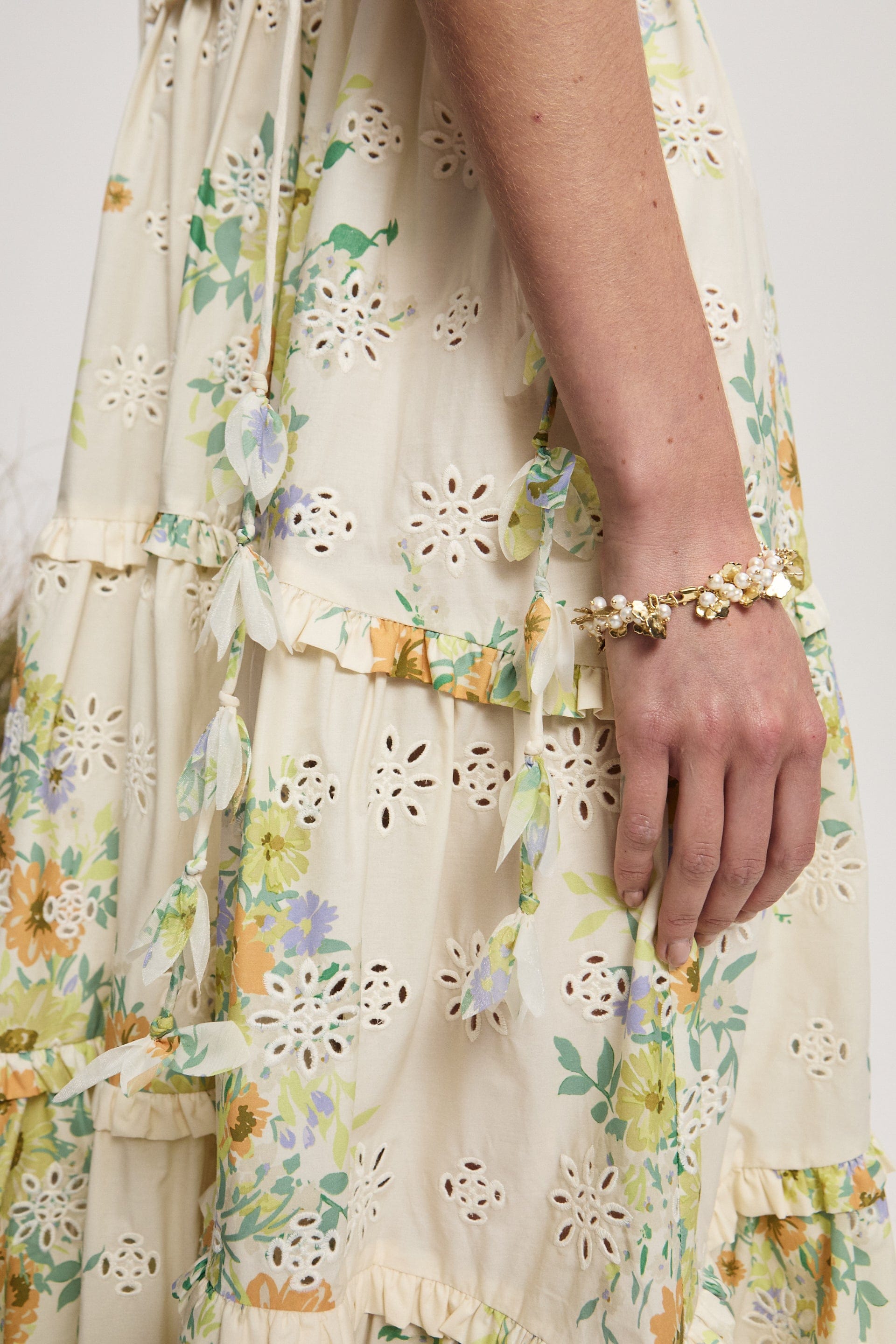 JULIETTE TIERED MIDI DRESS – ALEMAIS