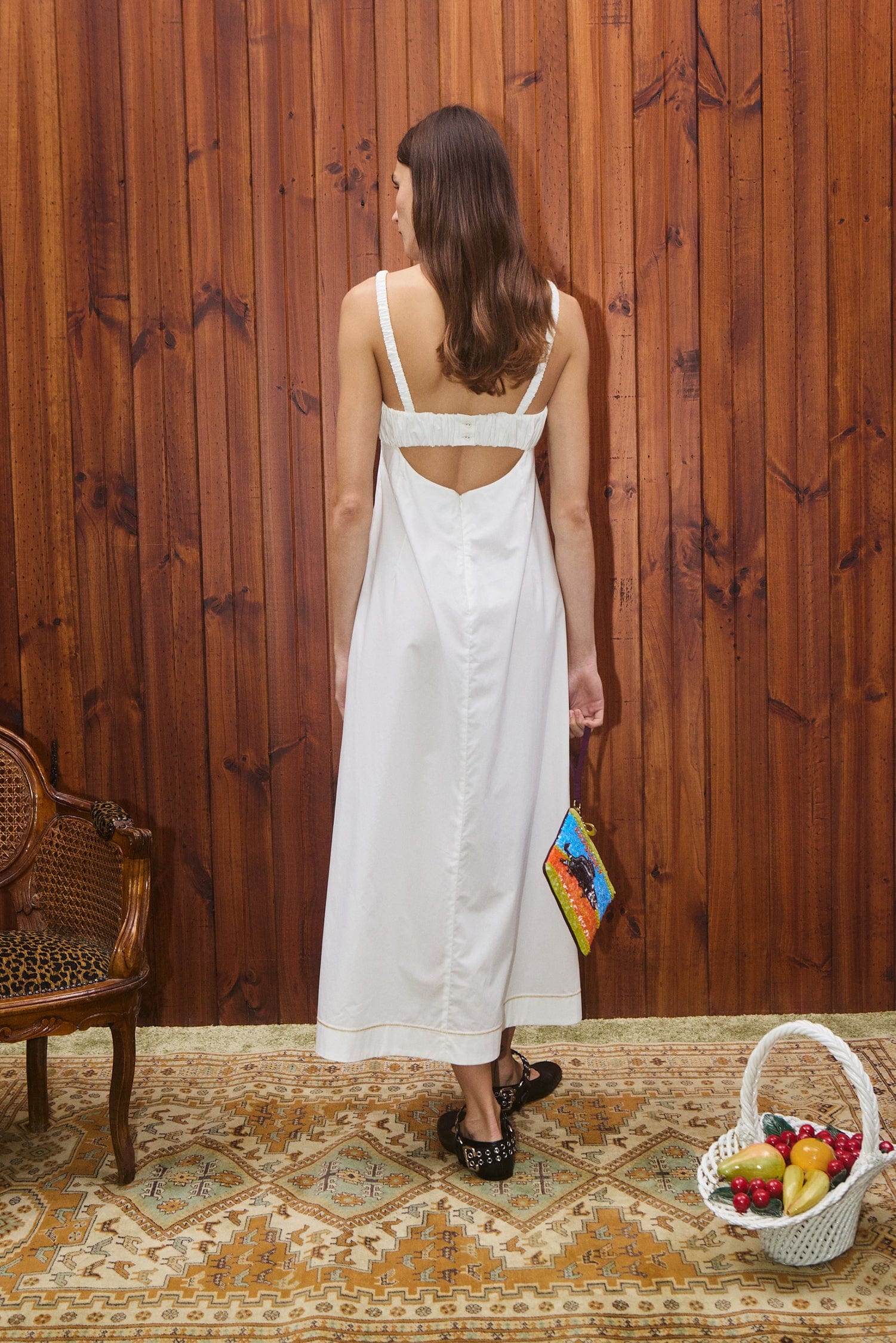 katarina midi dress Katerina Cotton Midi Dress White