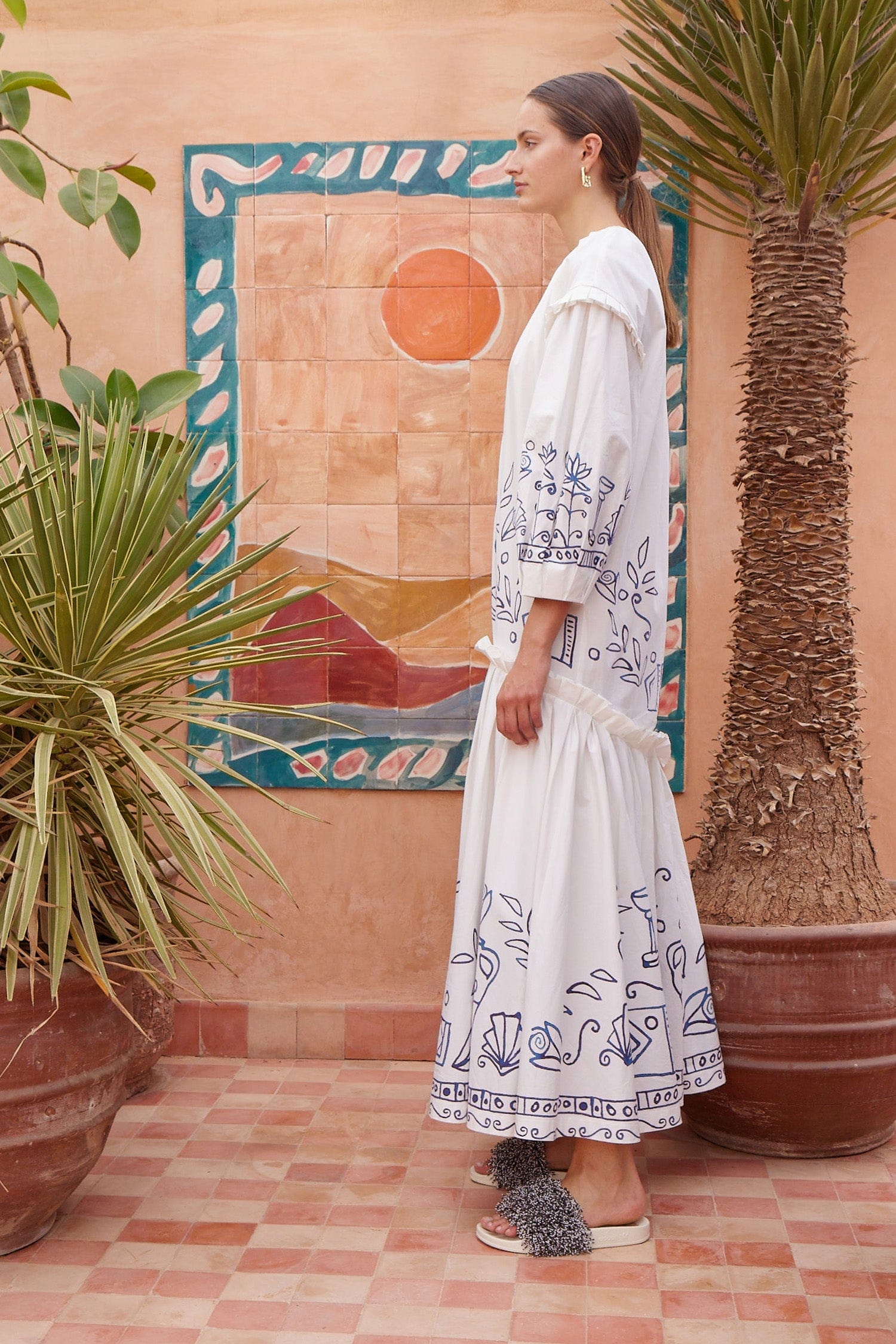Alémais Leela Midi Dress in White