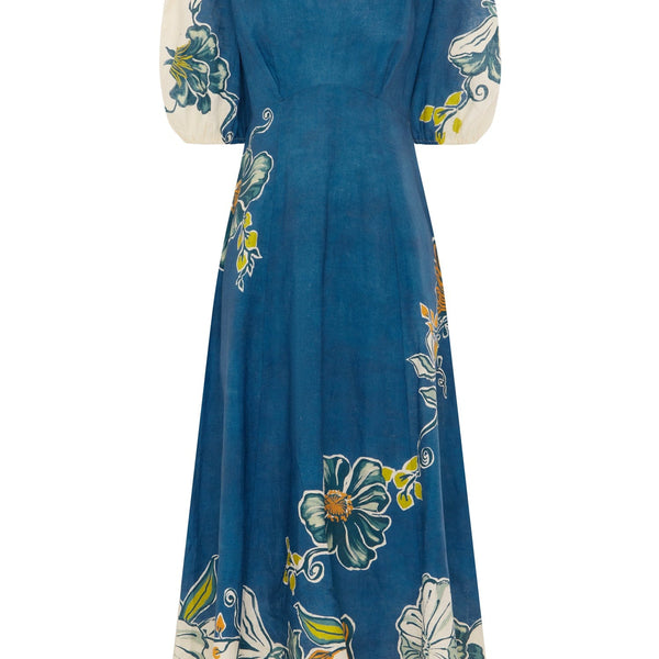 maggie midi dress luda floral lime Luda Midi Dress