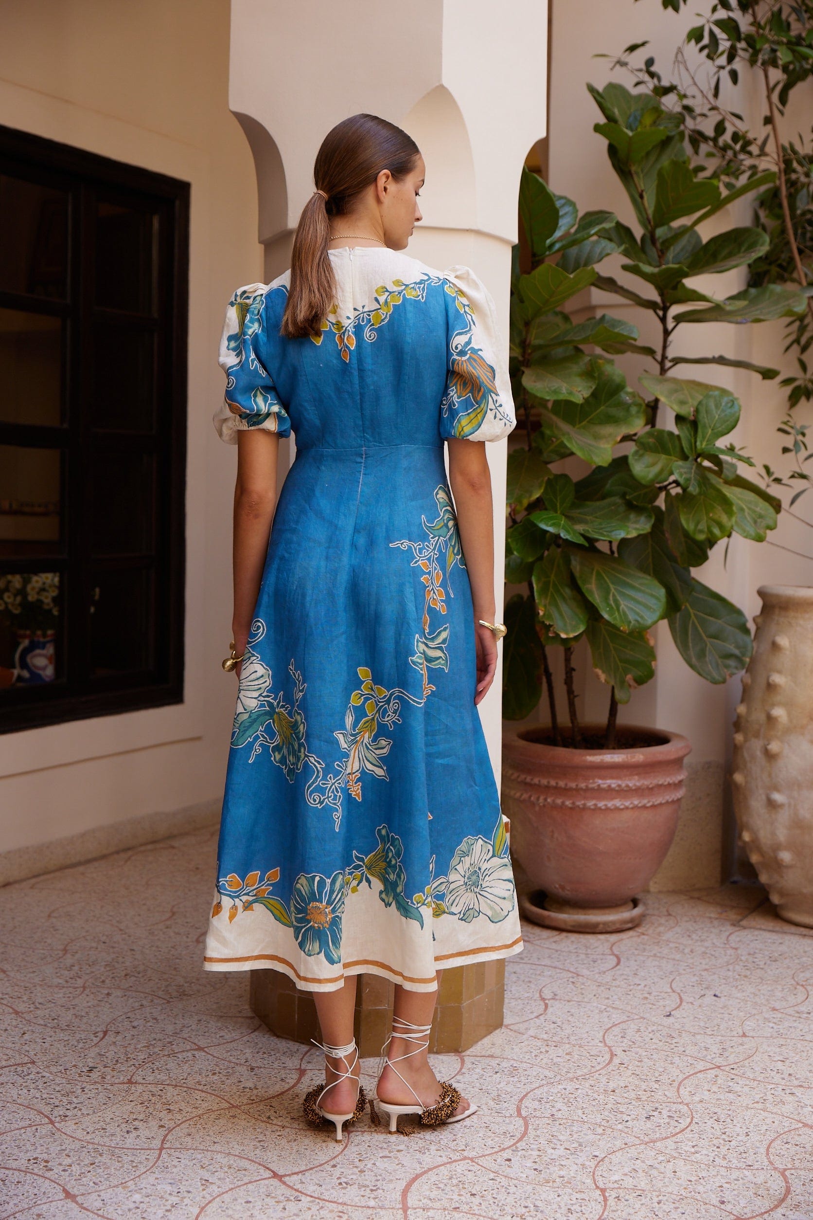 Luda Midi Dress - Blue / 10 (Us 6) Luda Midi Dress - Blue / 10 (Us 6)