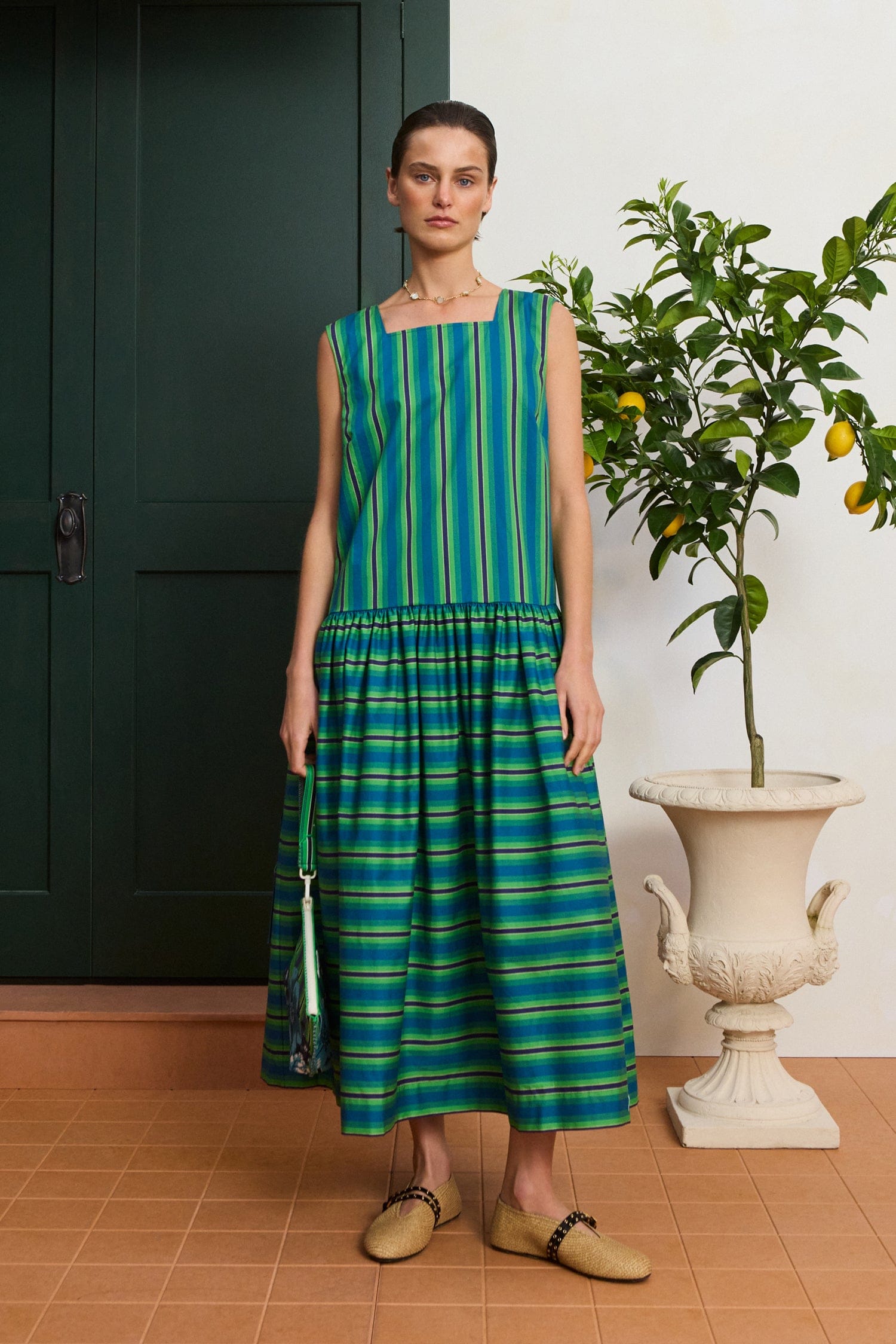 alemais green dress Alemais Iris Mini Dress Green main image 0