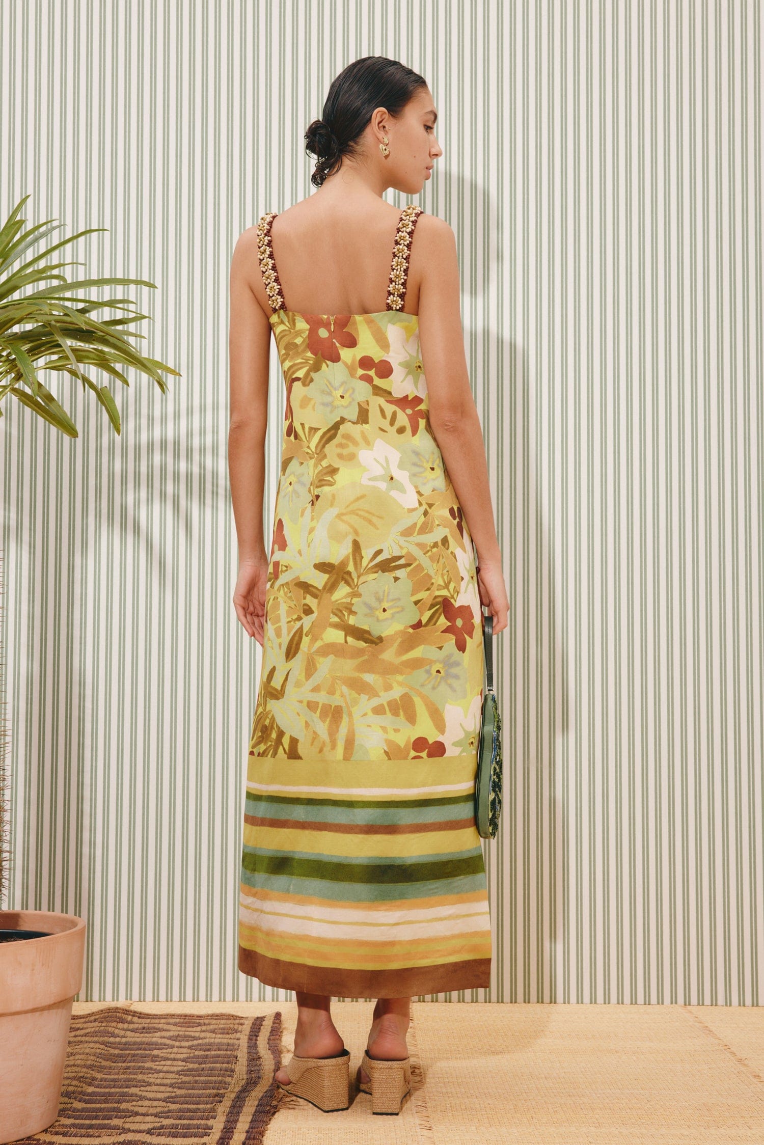 alemais maxi dress Alemais Patchwork Crochet Maxi Dress