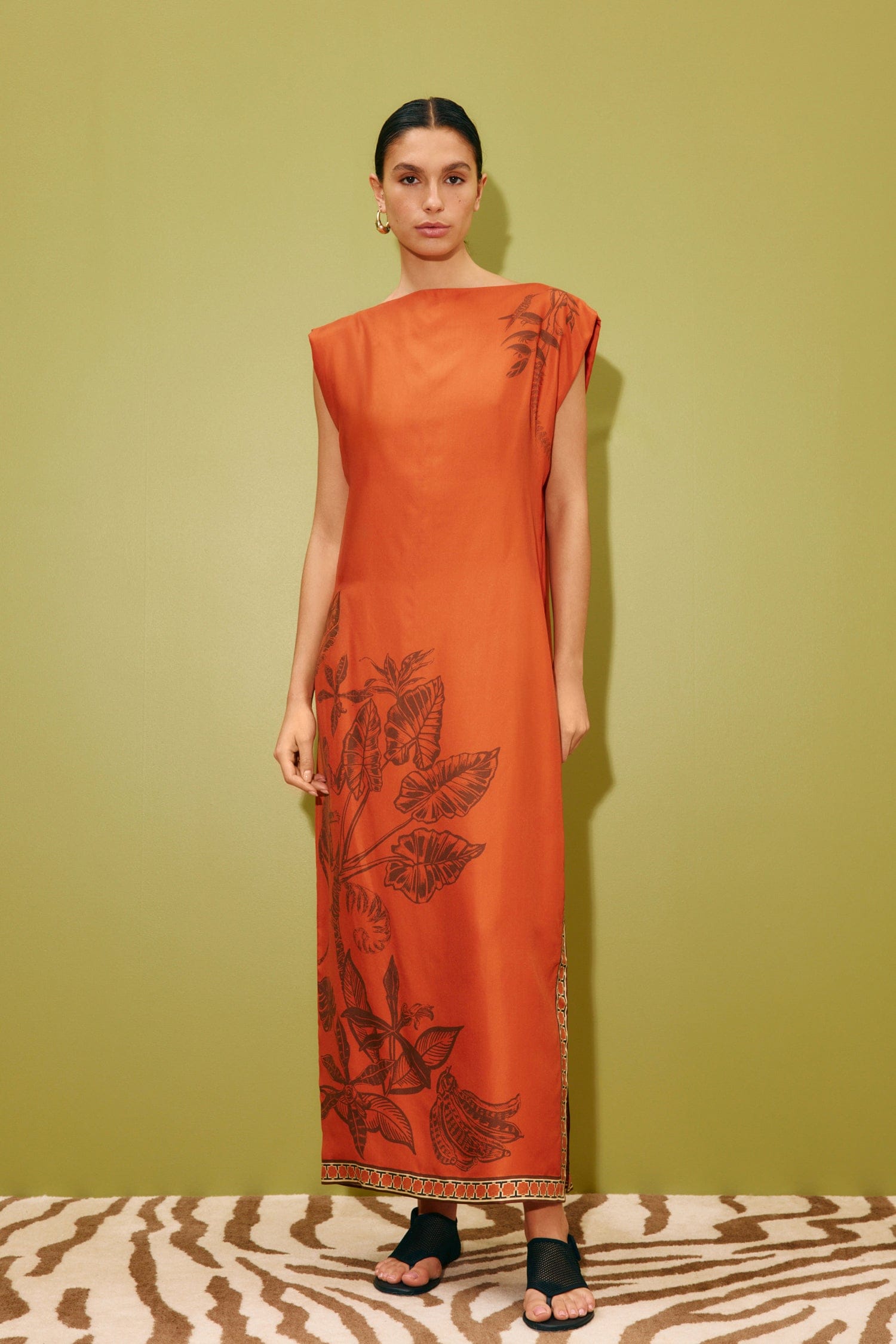 woman of the hour midi dress After Hours Midi Dress - Garland Green